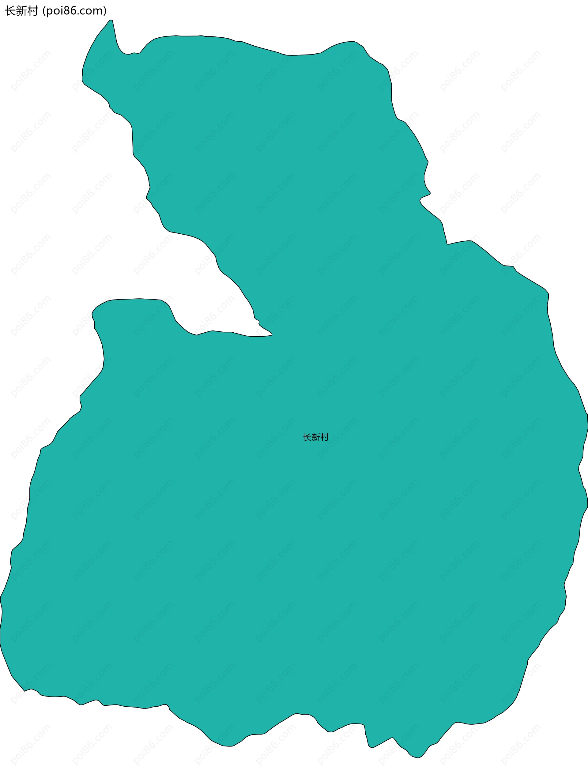 长新村边界地图