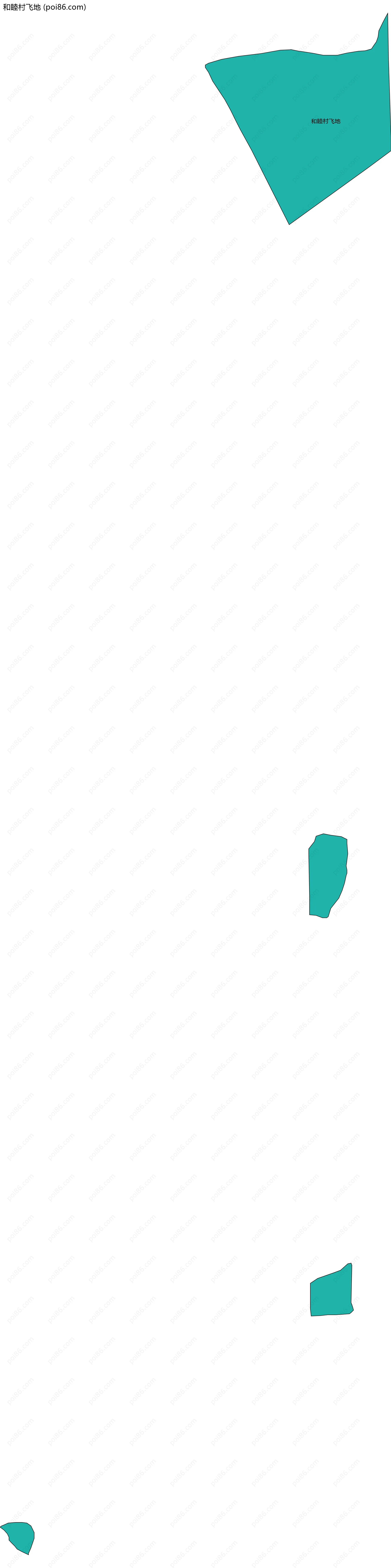 和睦村飞地边界地图