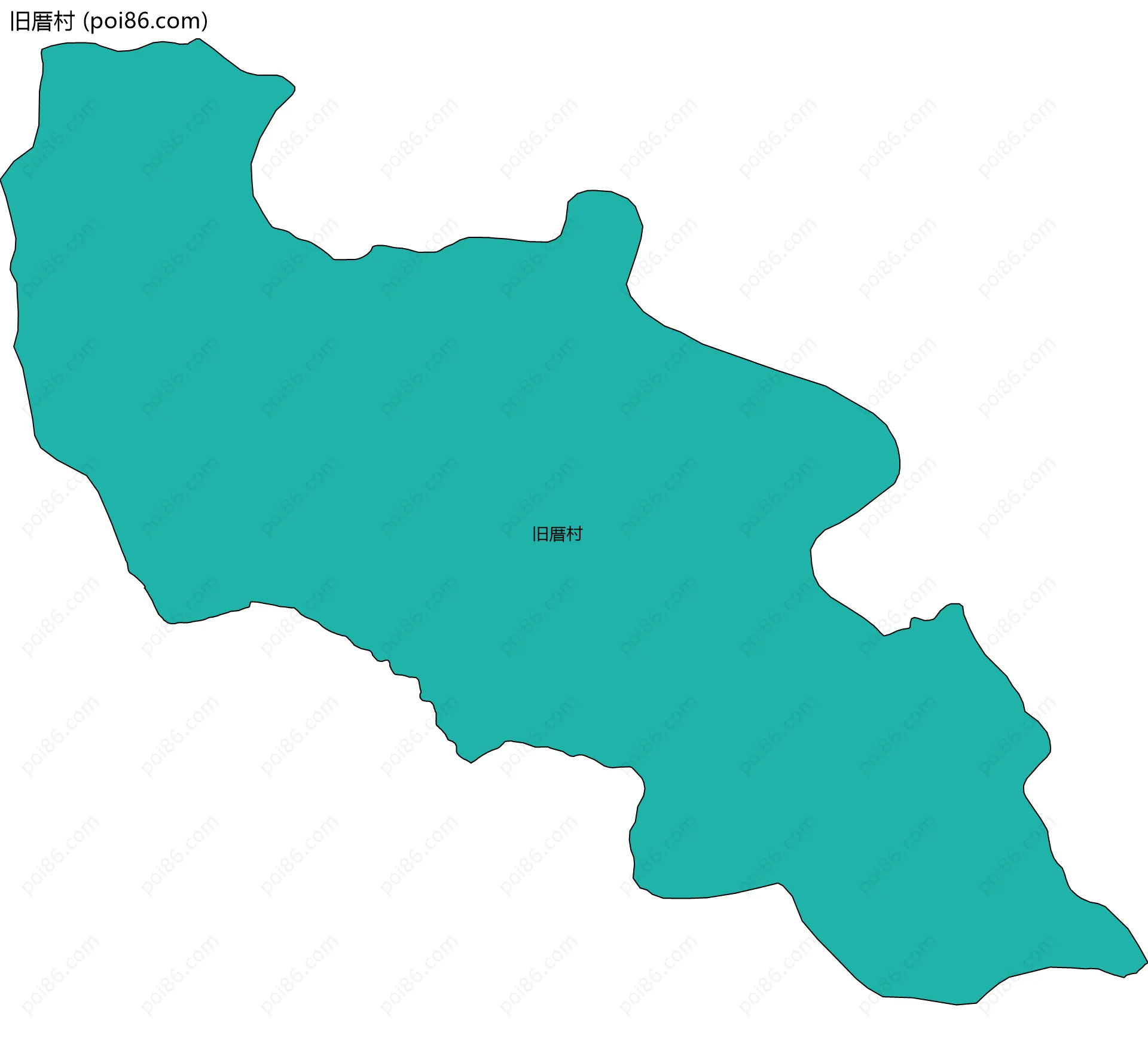 旧厝村边界地图