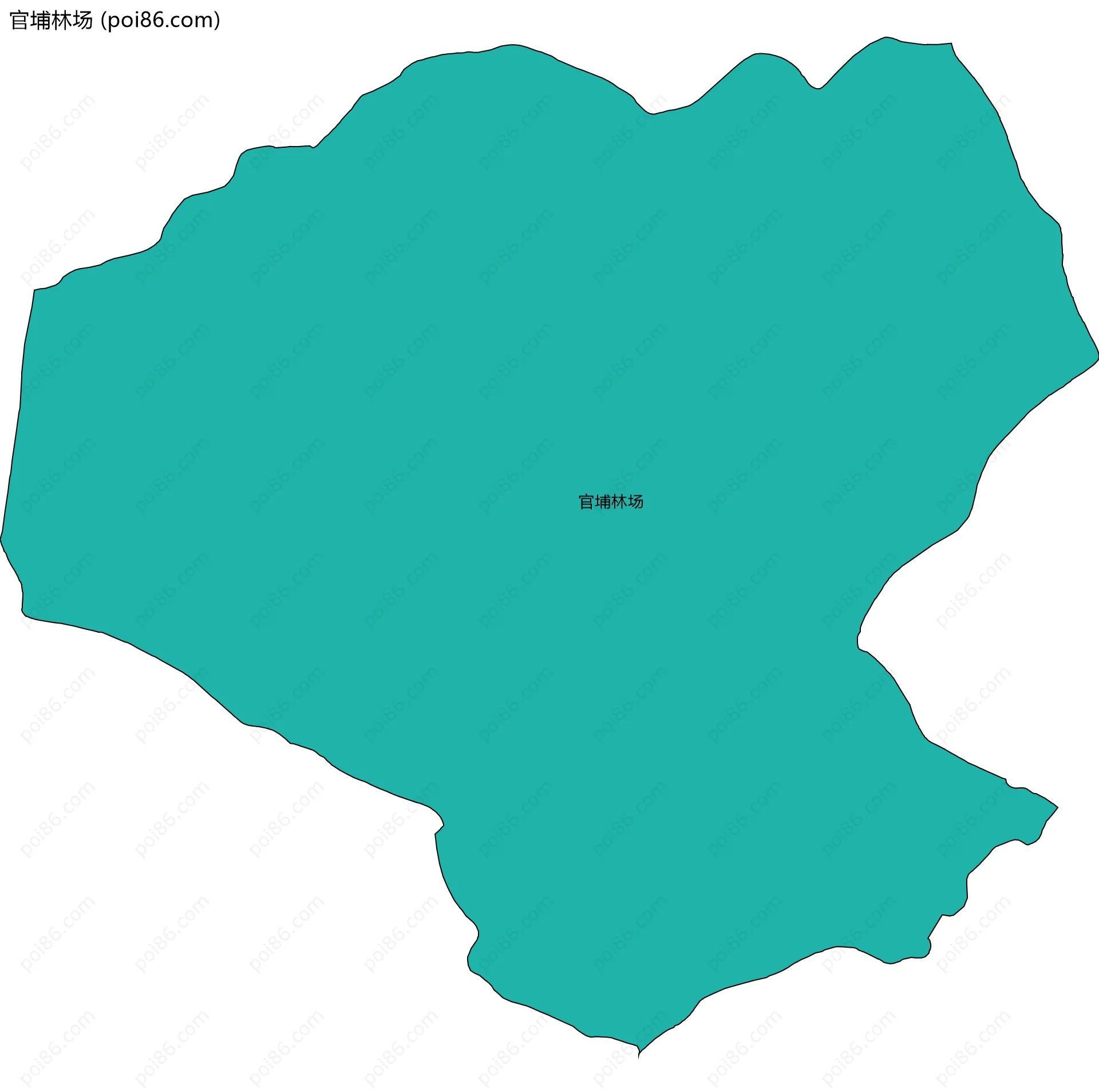 官埔林场边界地图