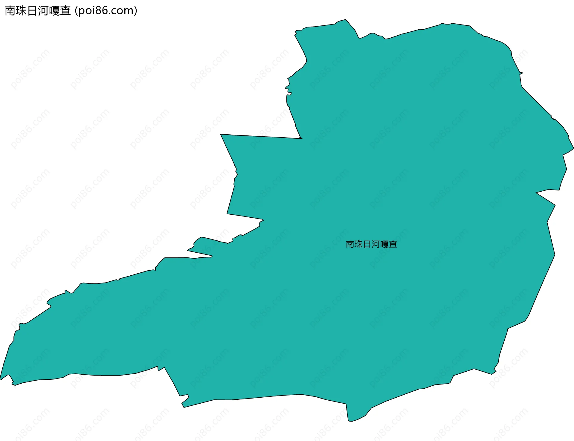 南珠日河嘎查边界地图