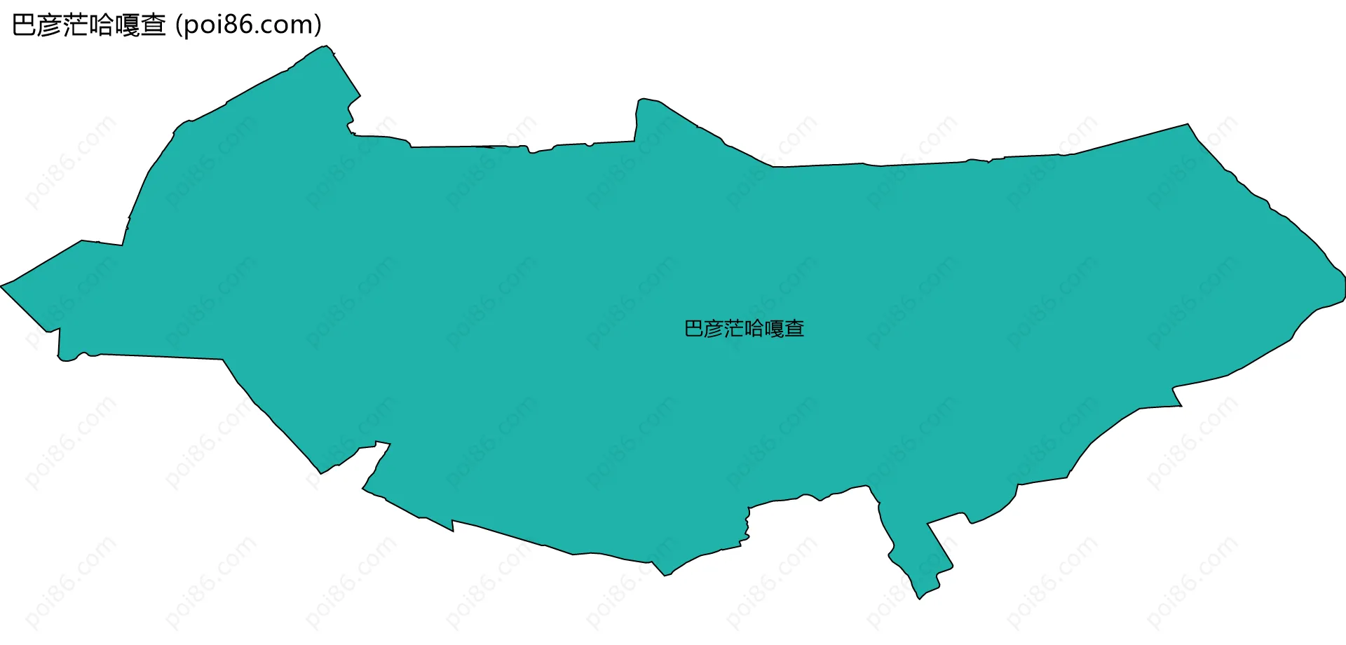 巴彦茫哈嘎查边界地图