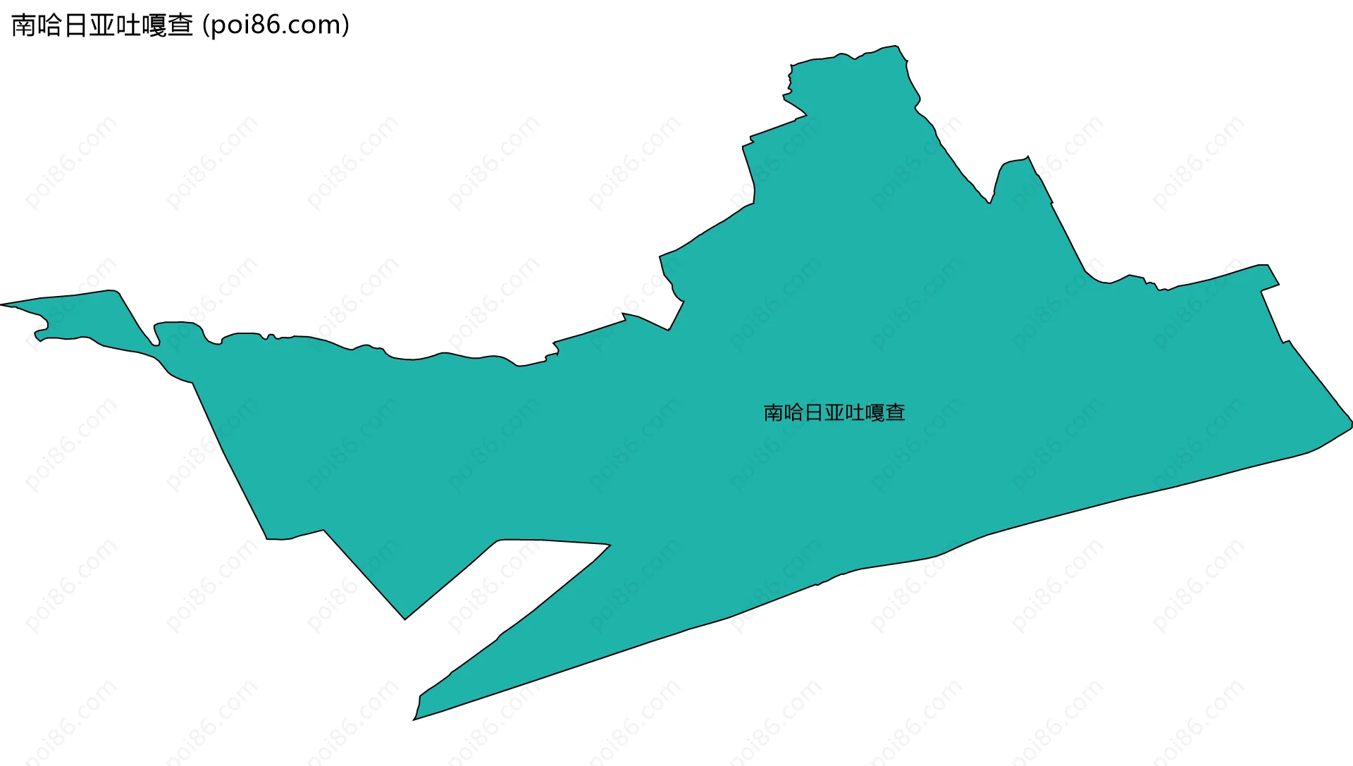 南哈日亚吐嘎查边界地图