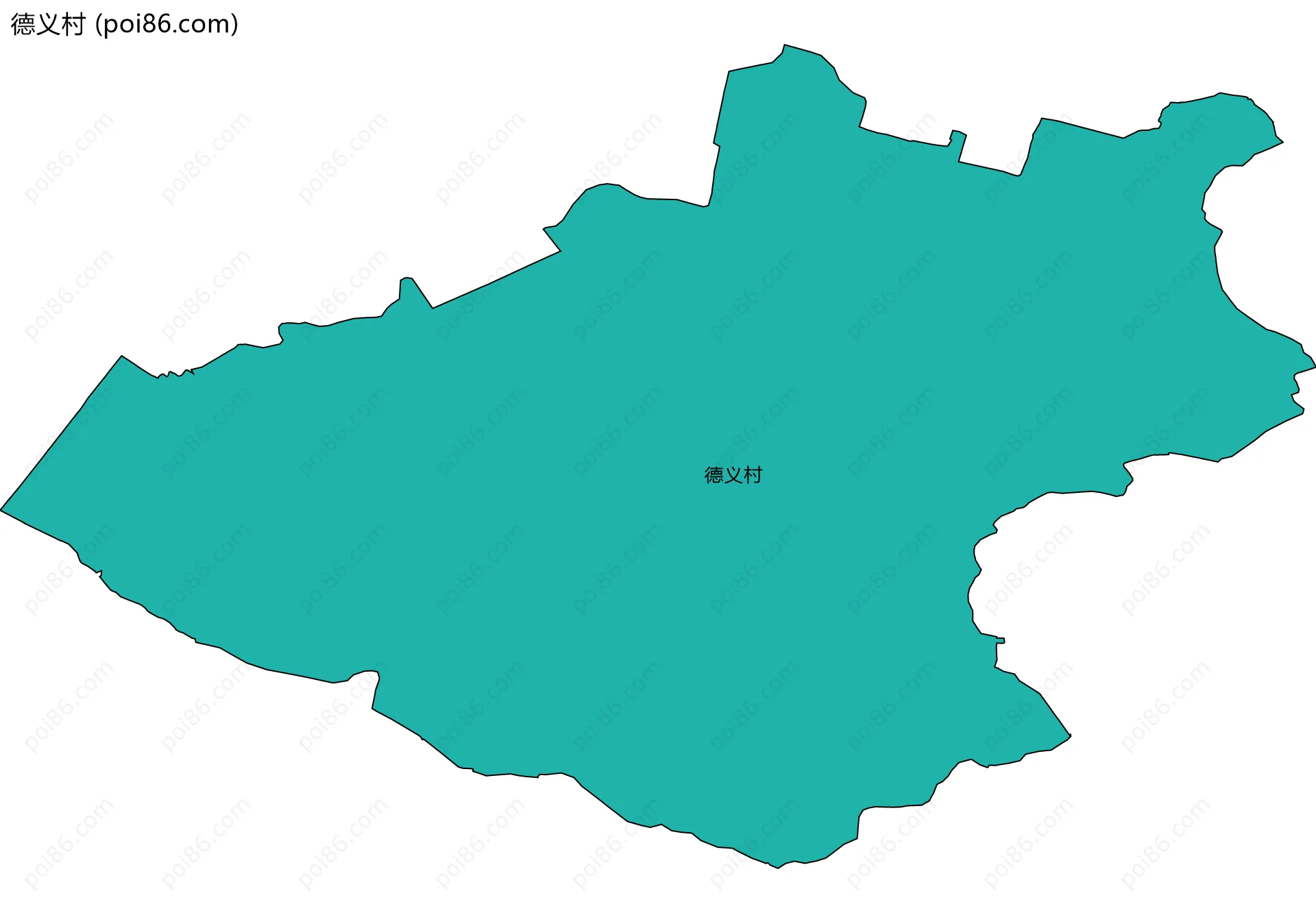 德义村边界地图