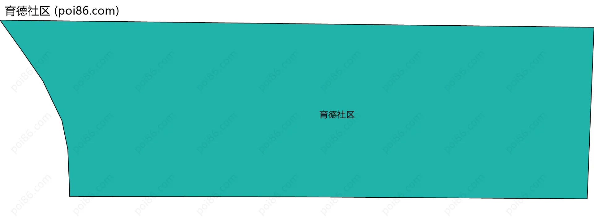 育德社区边界地图