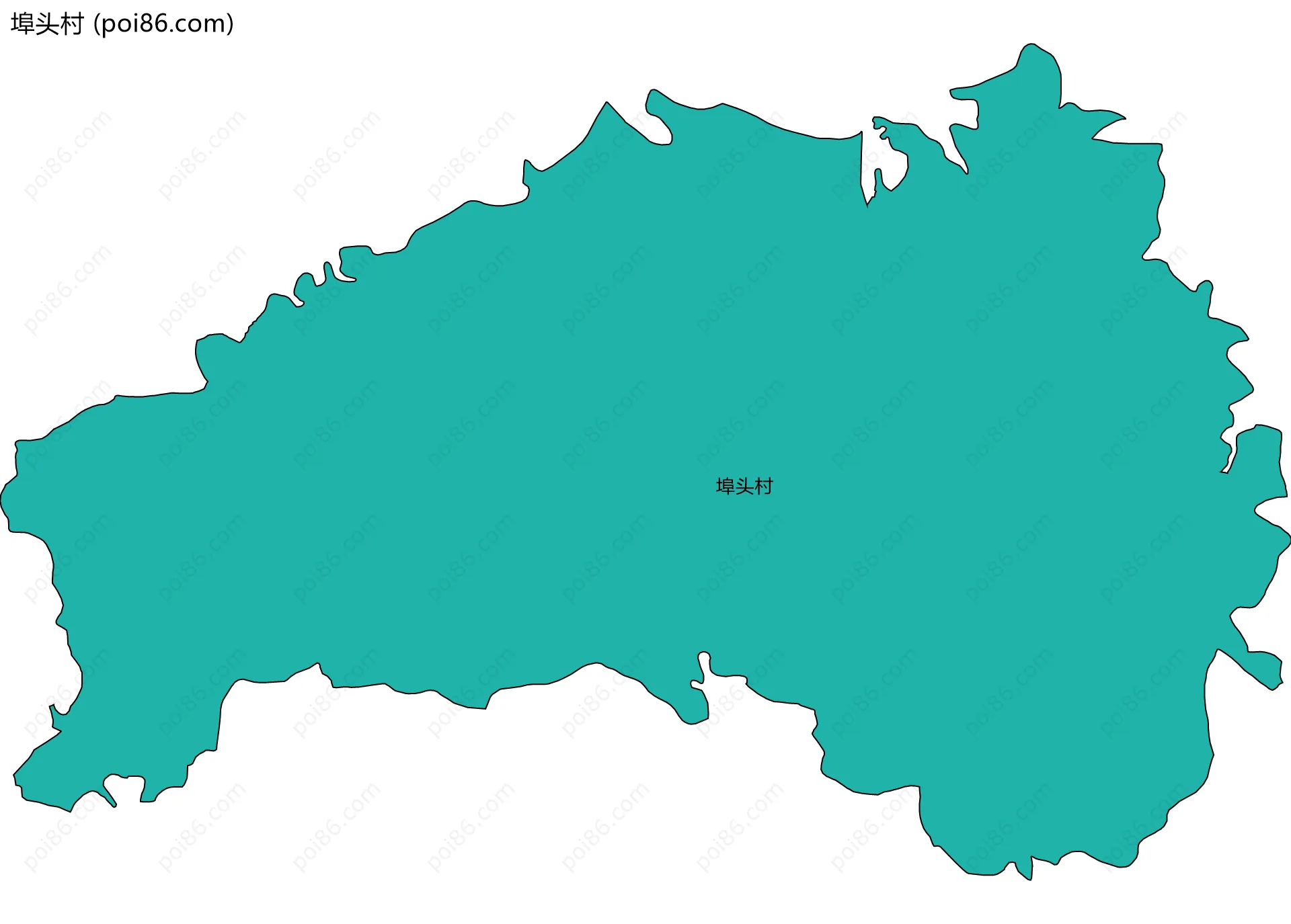 埠头村边界地图