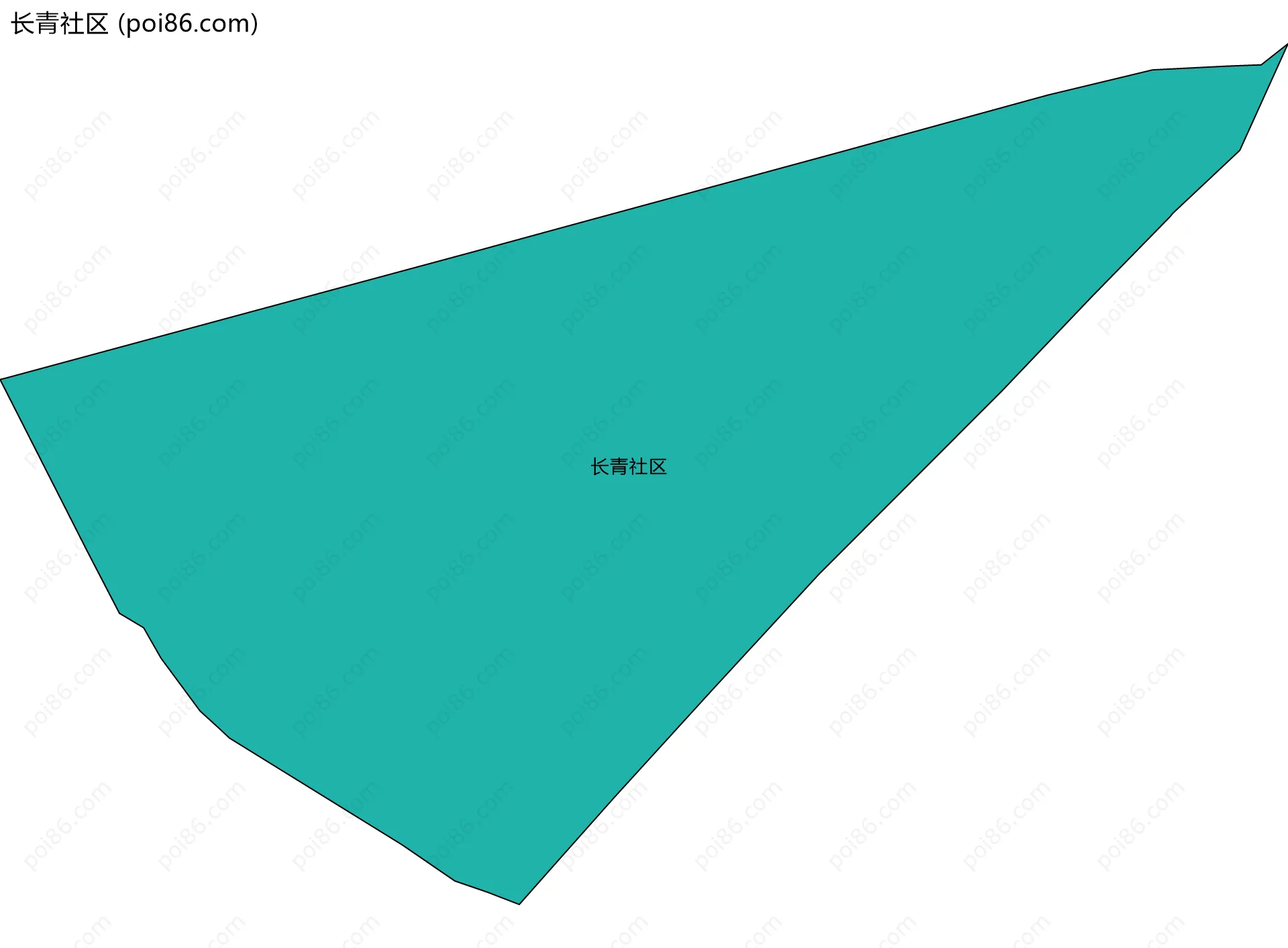 长青社区边界地图