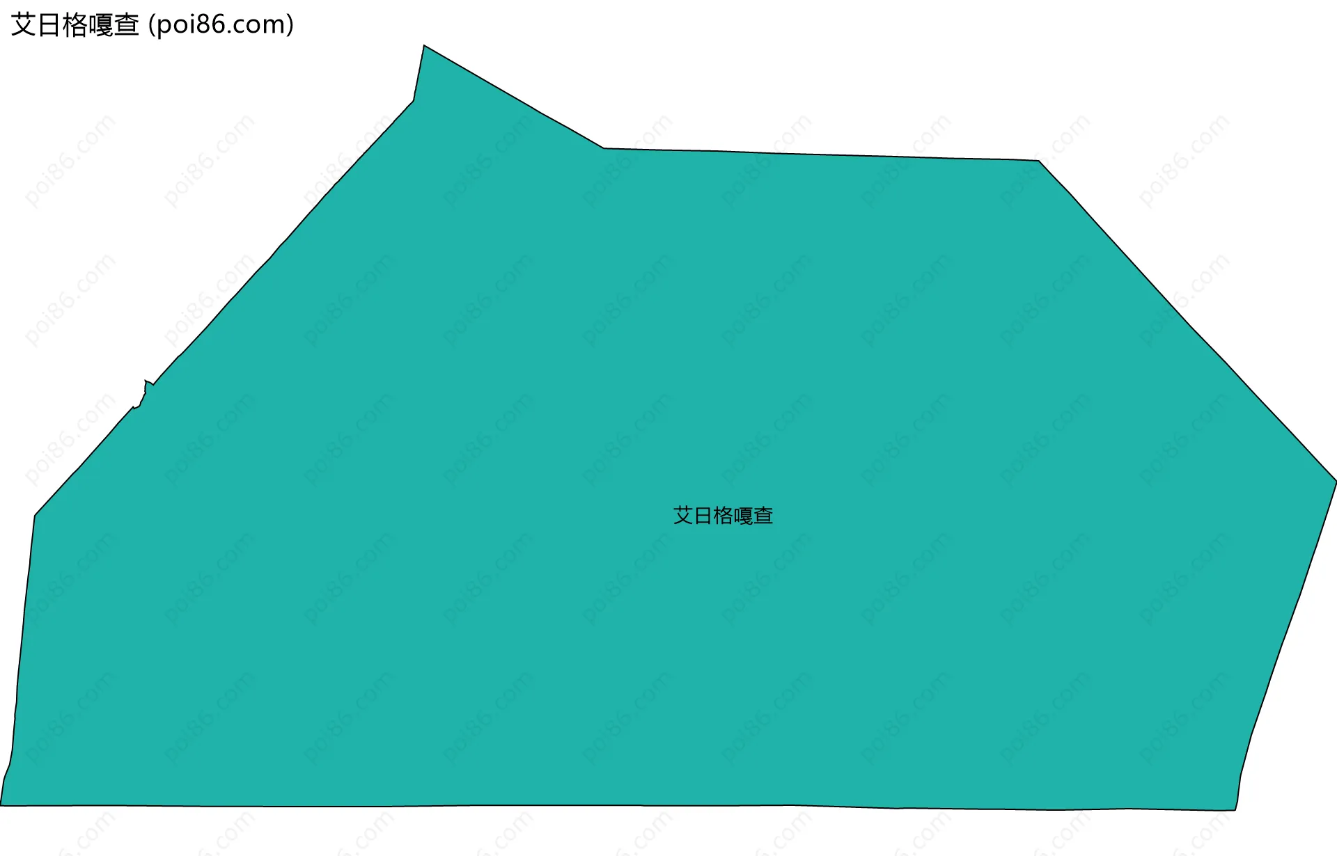 艾日格嘎查边界地图