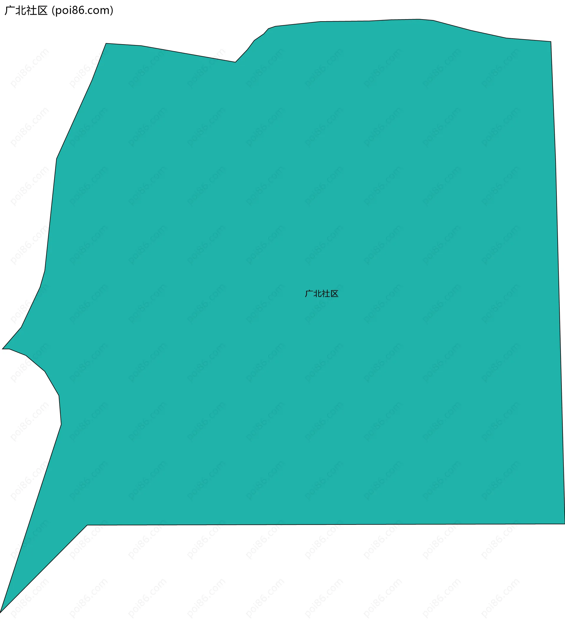 广北社区边界地图