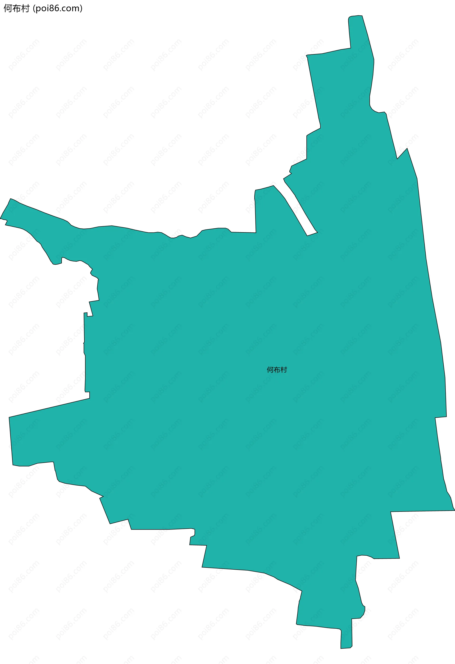 何布村边界地图