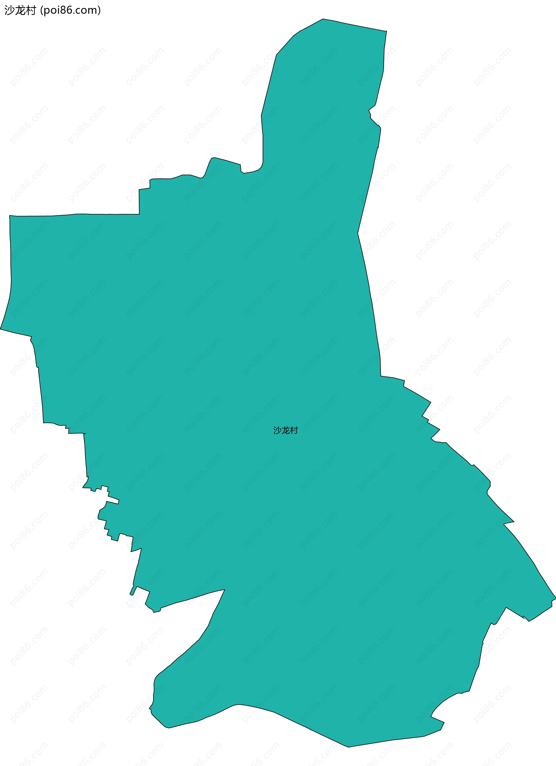 沙龙村边界地图