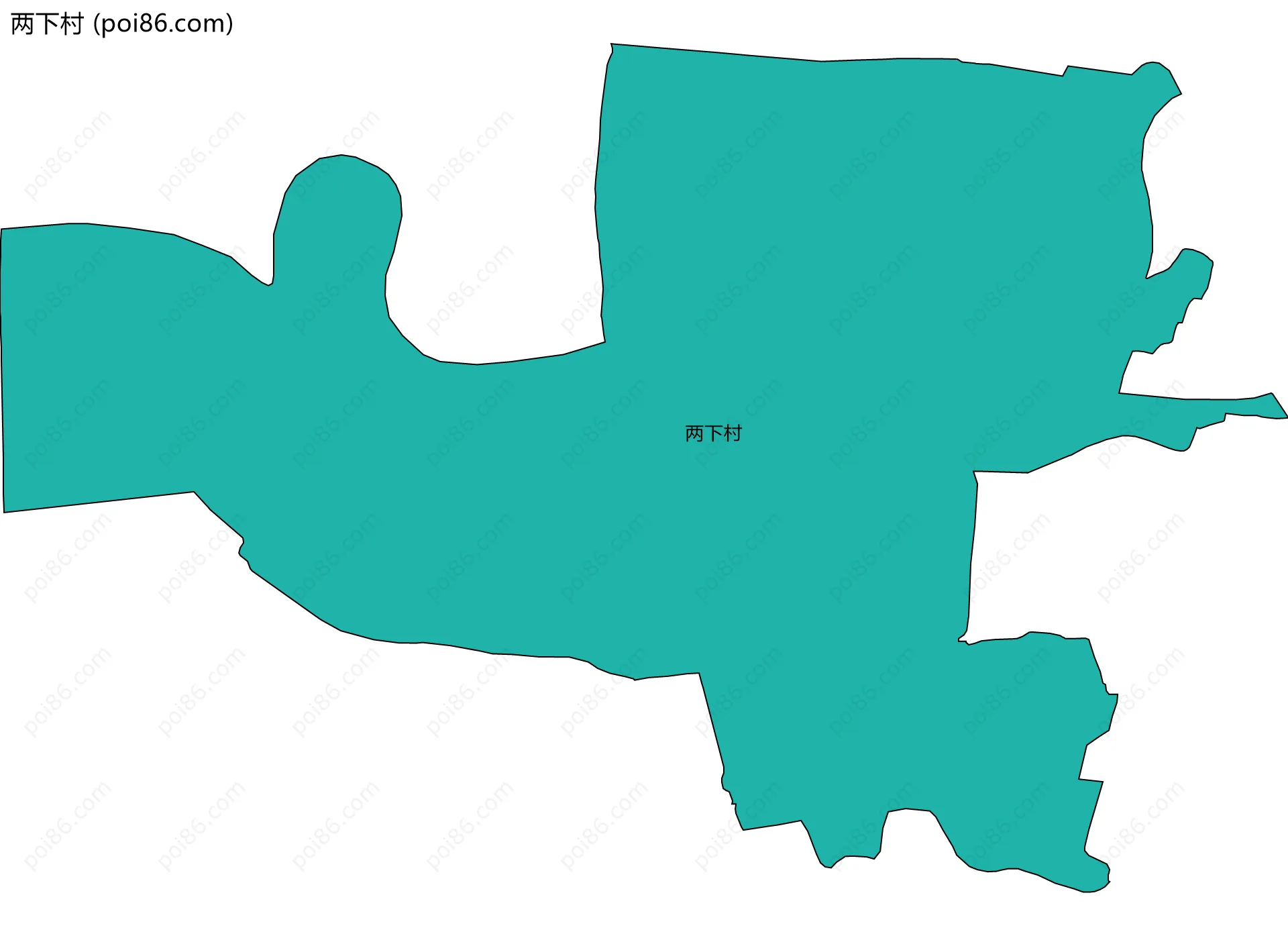 两下村边界地图