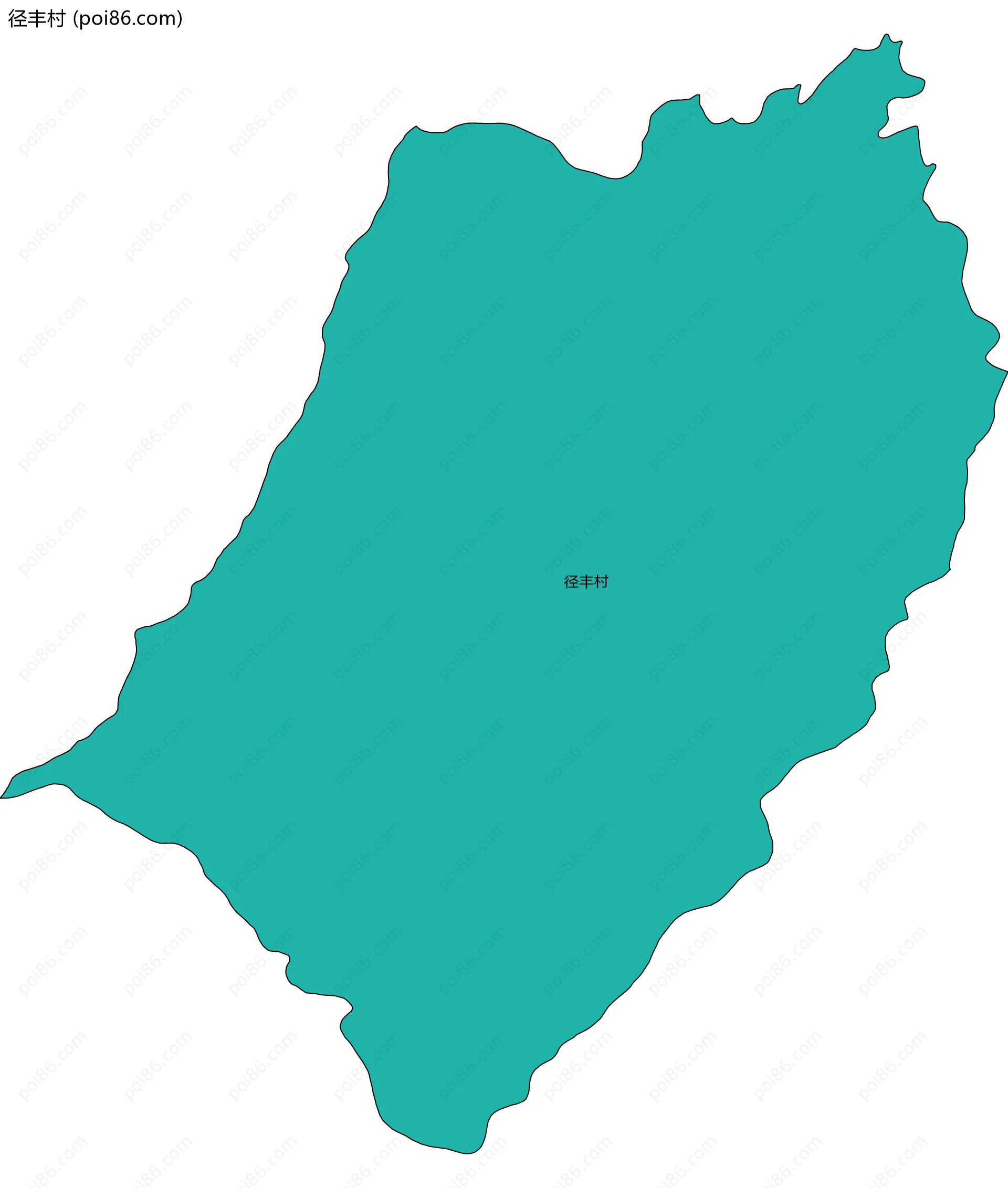 径丰村边界地图