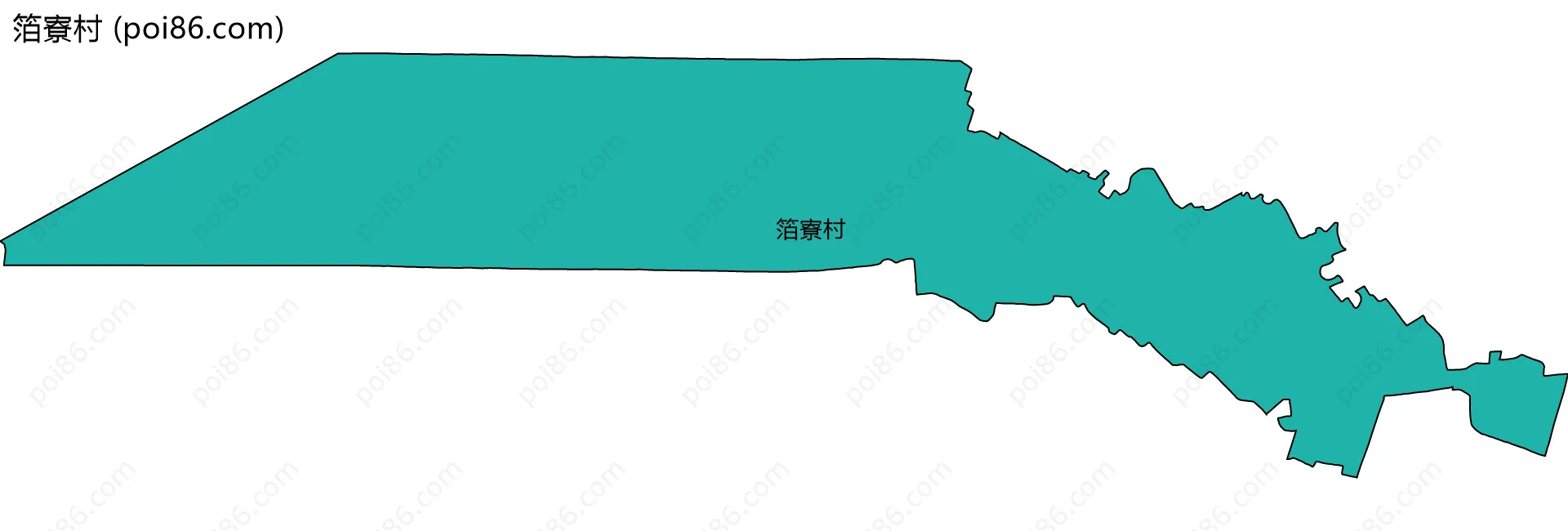 箔寮村边界地图