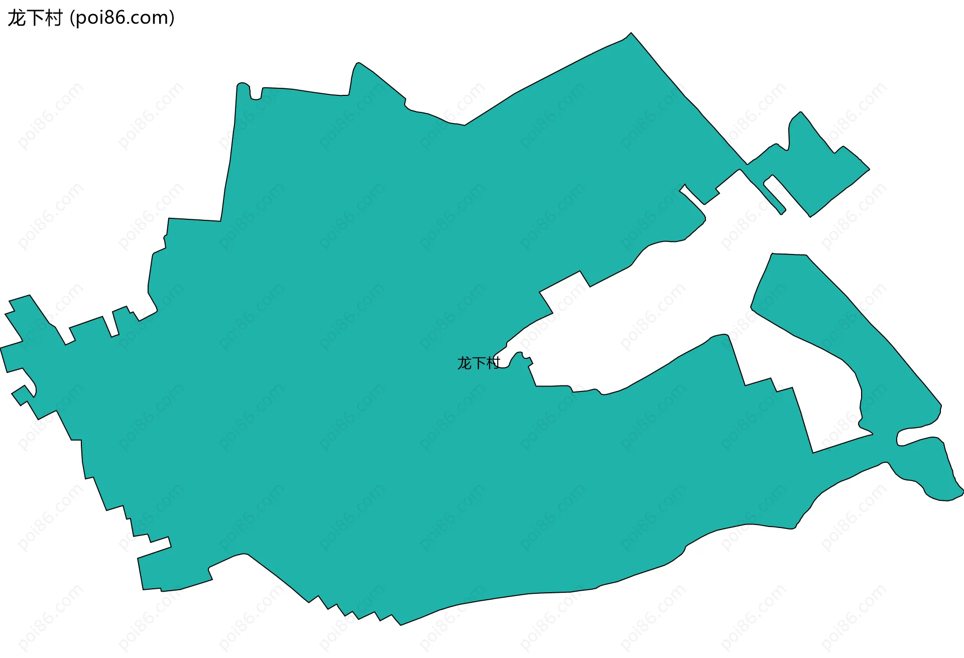龙下村边界地图