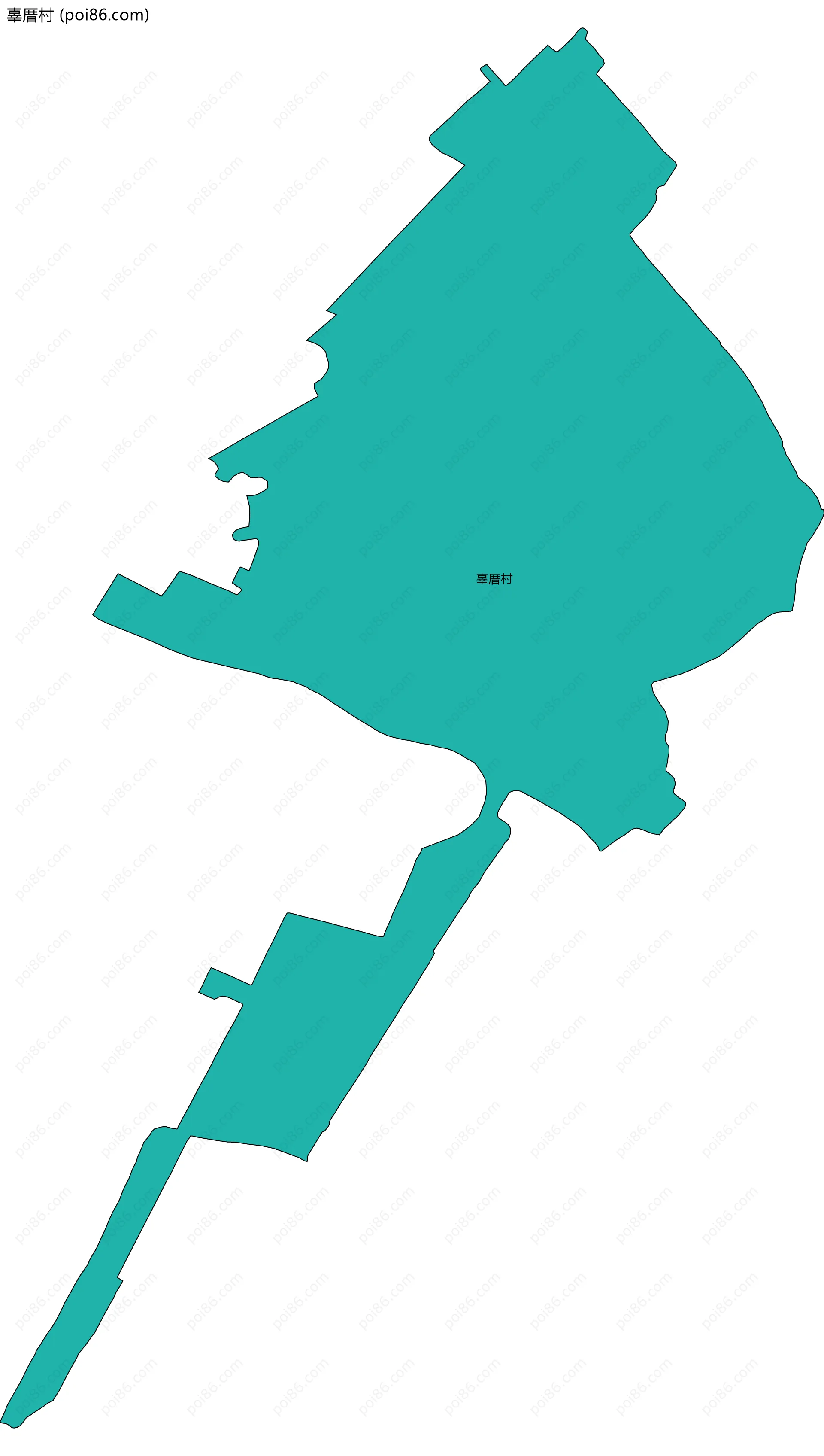 辜厝村边界地图