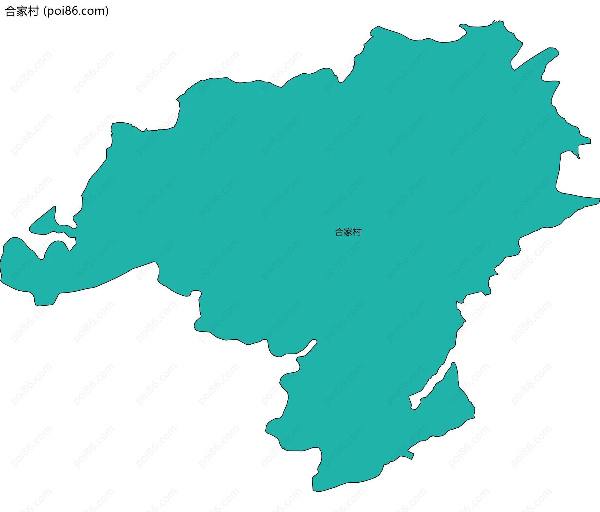合家村边界地图