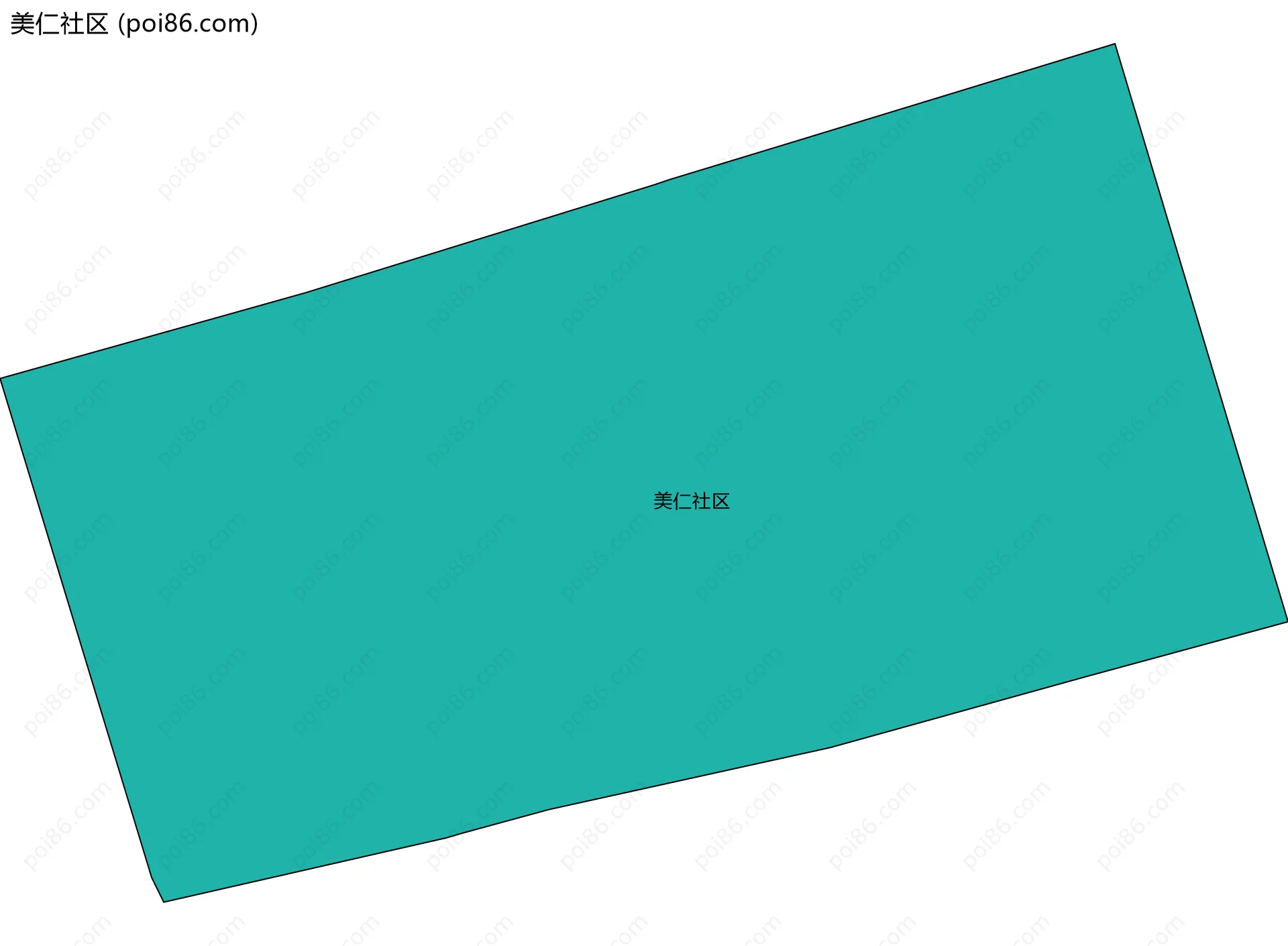 美仁社区边界地图