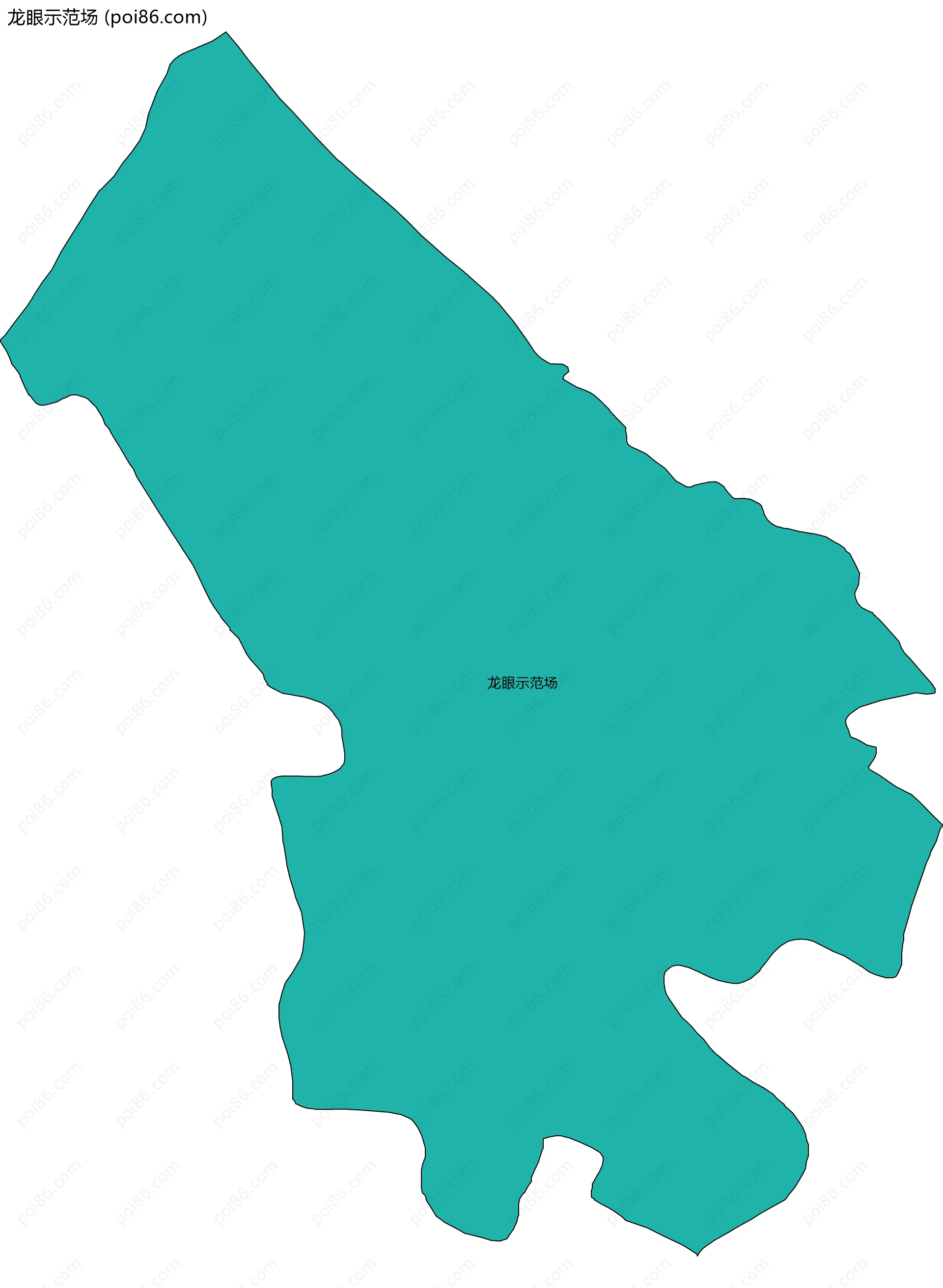 龙眼示范场边界地图