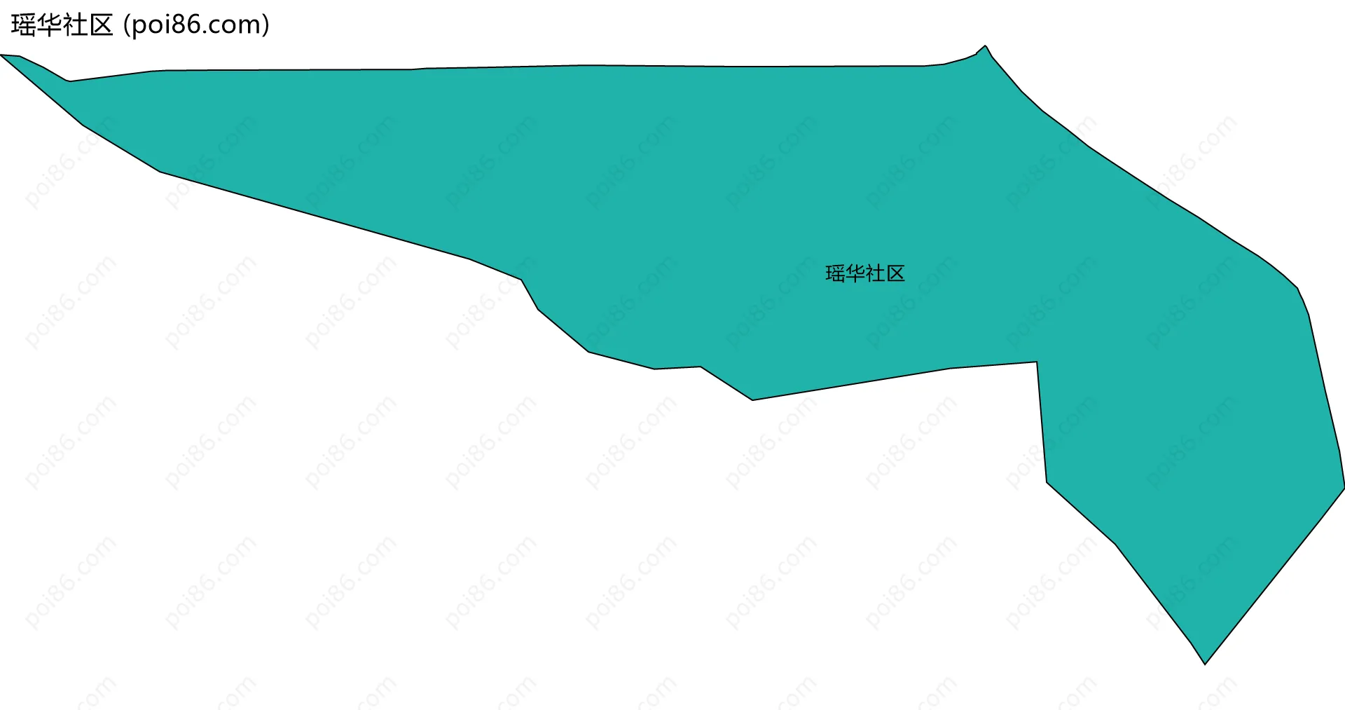 瑶华社区边界地图