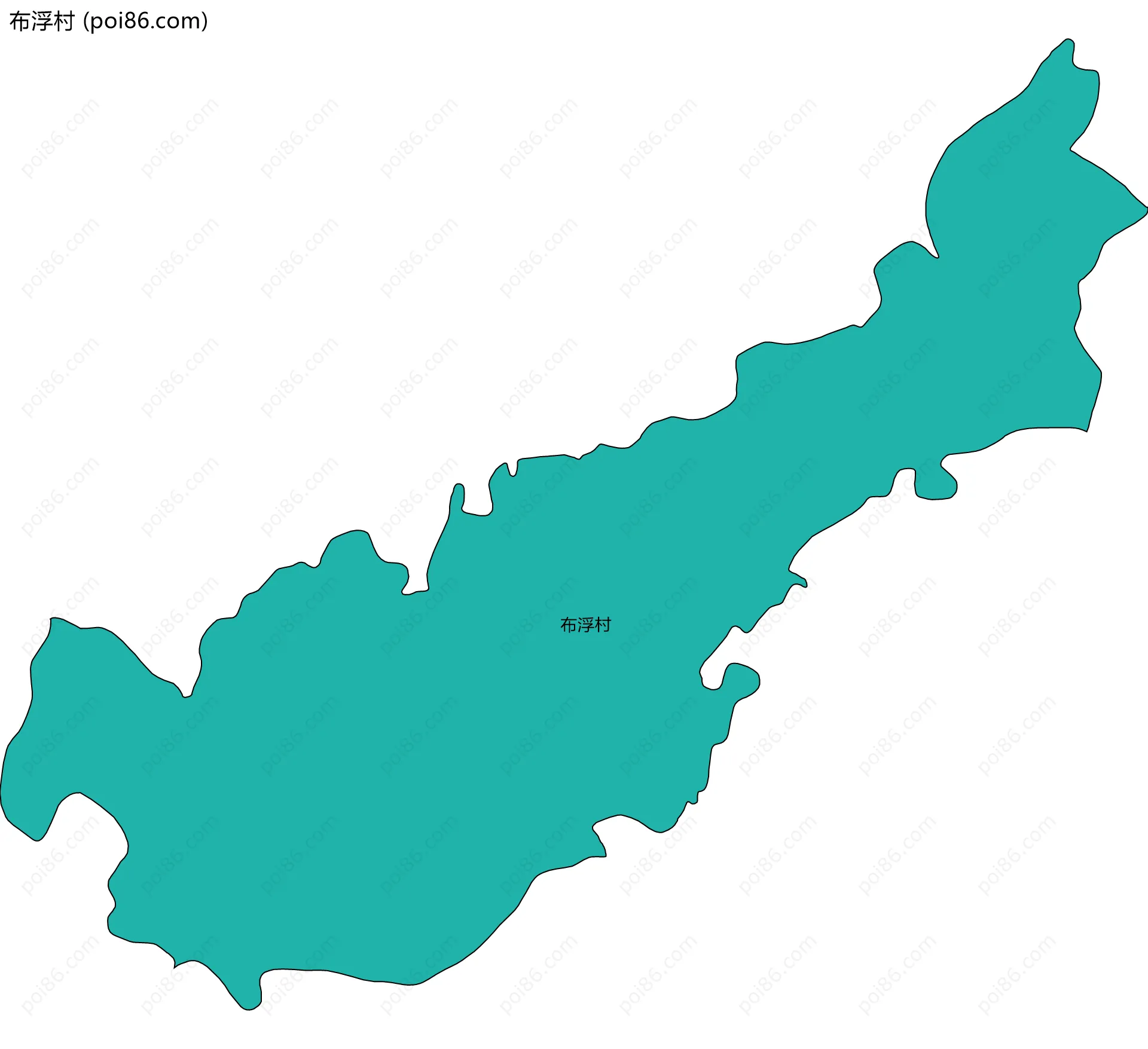 布浮村边界地图