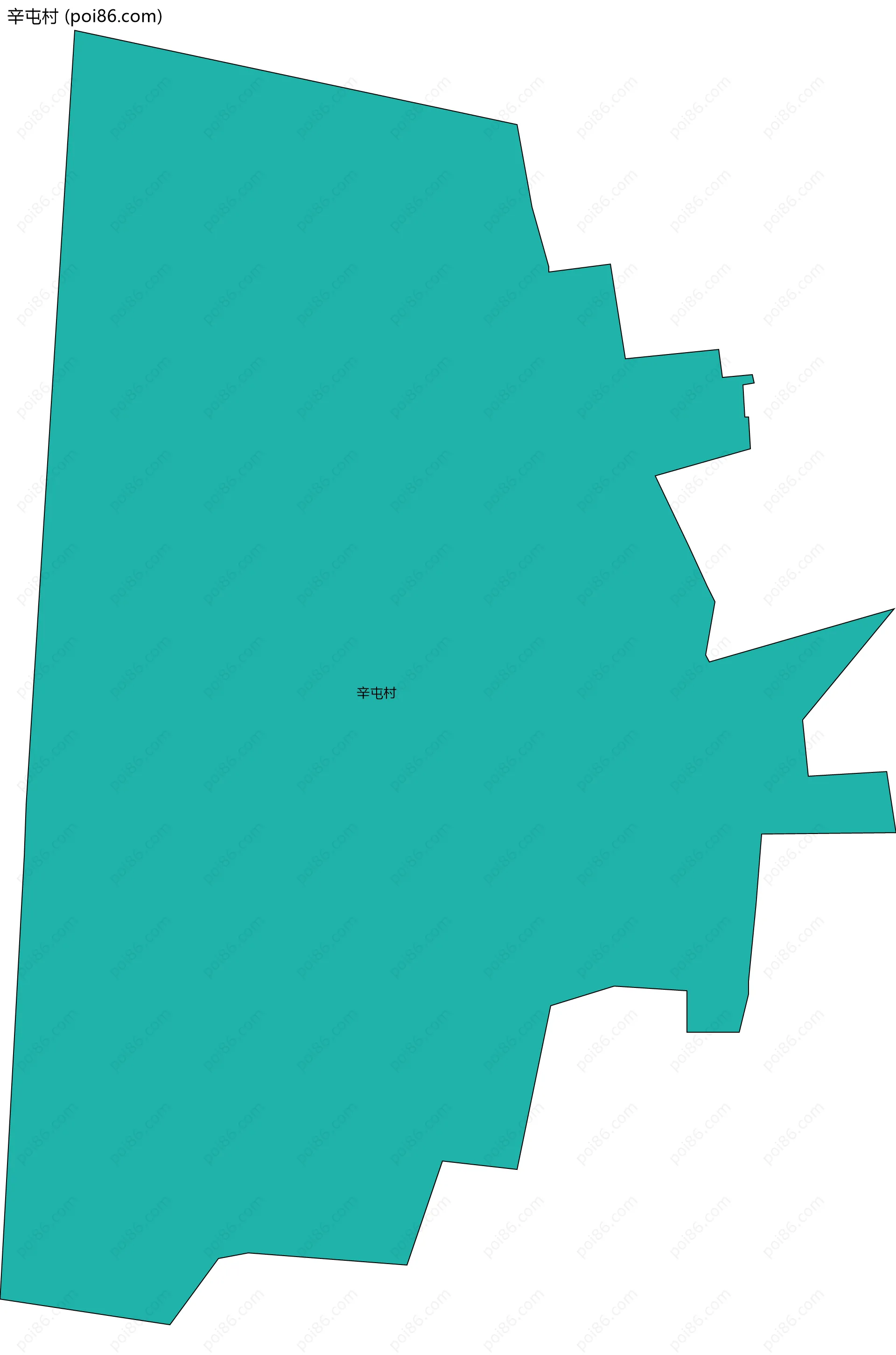 辛屯村边界地图