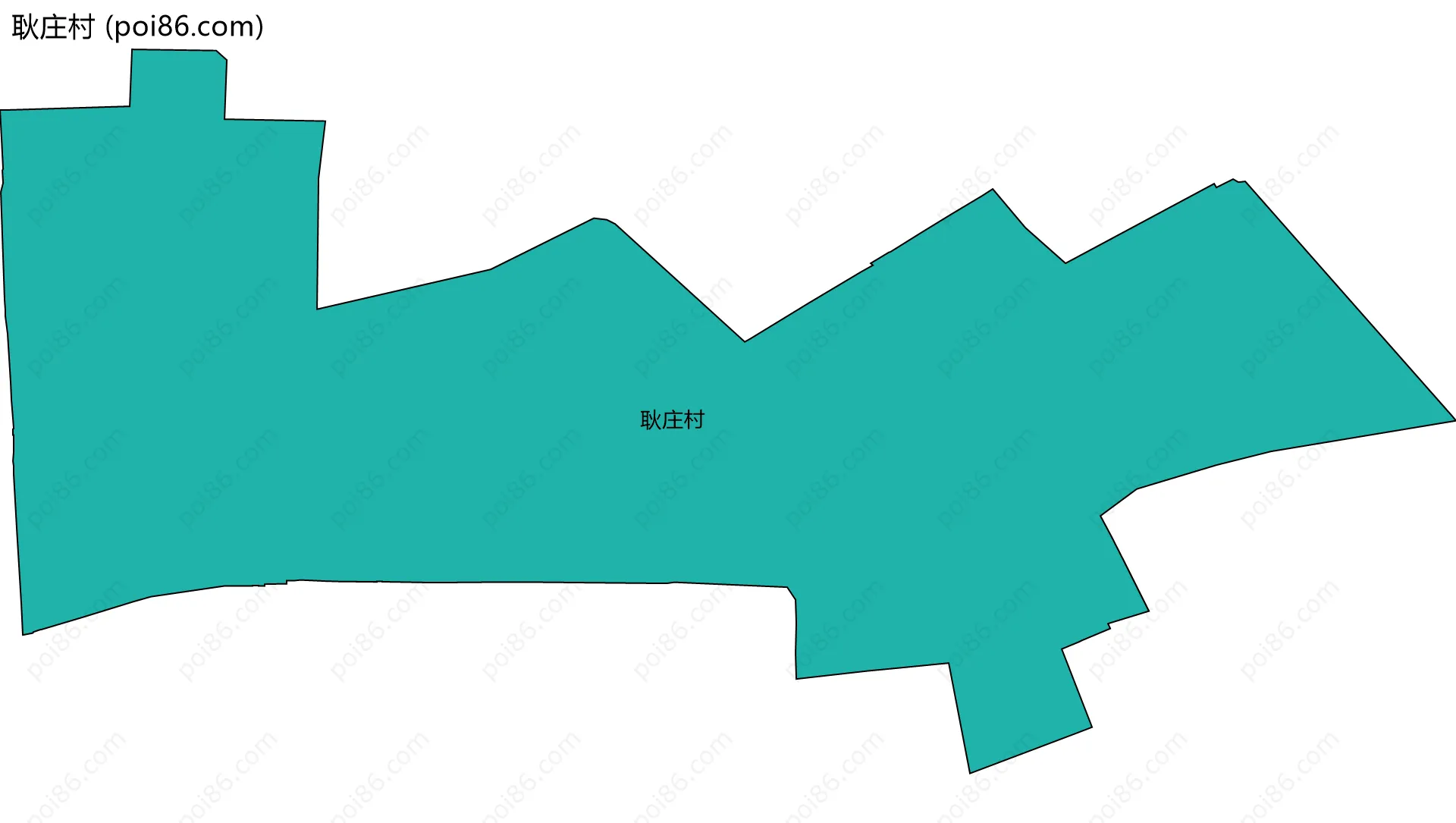 耿庄村边界地图