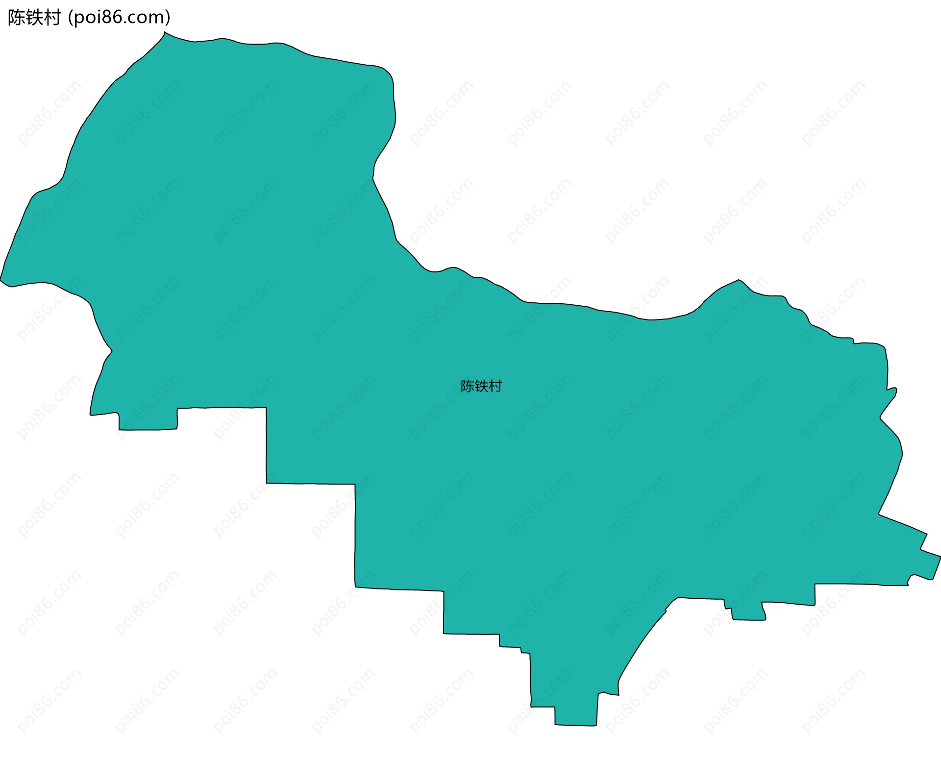 陈铁村边界地图