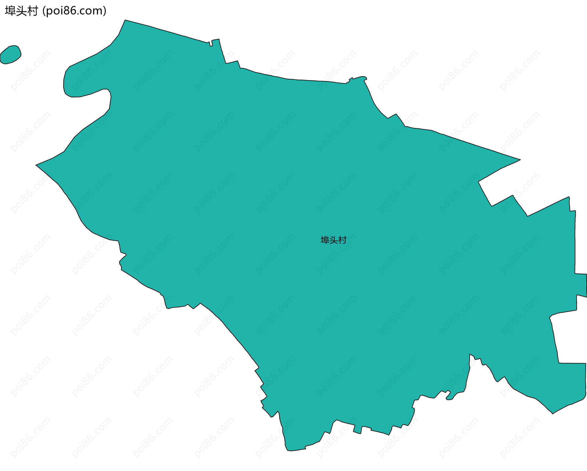 埠头村边界地图