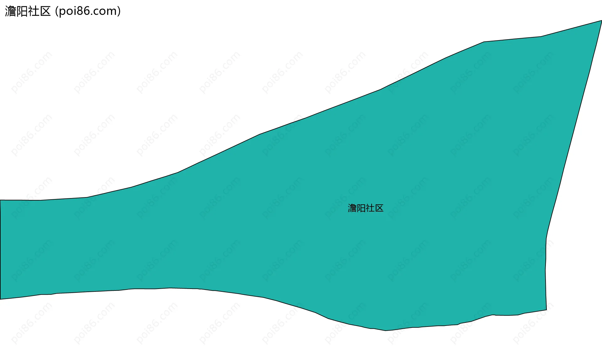 澹阳社区边界地图