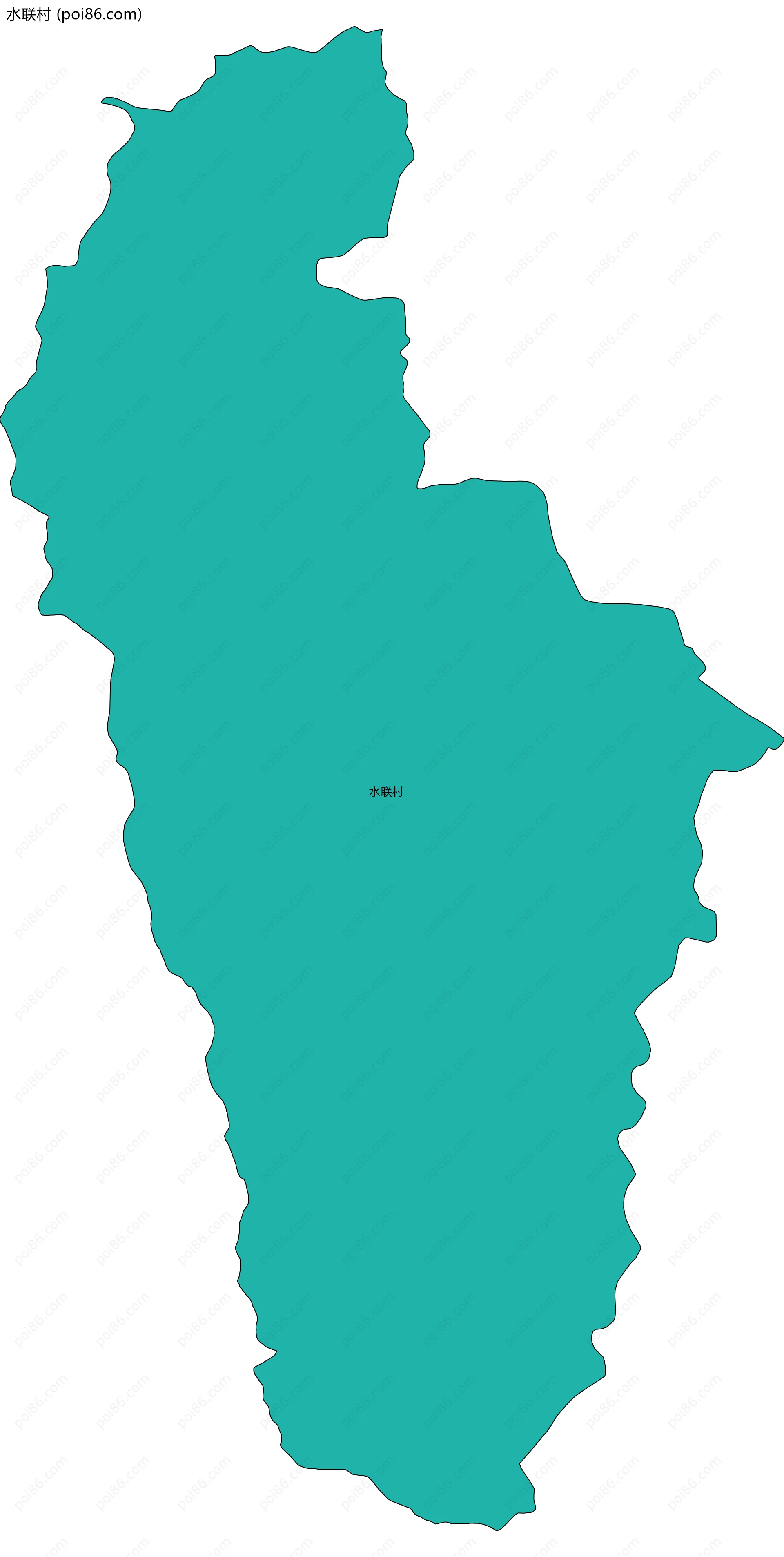 水联村边界地图