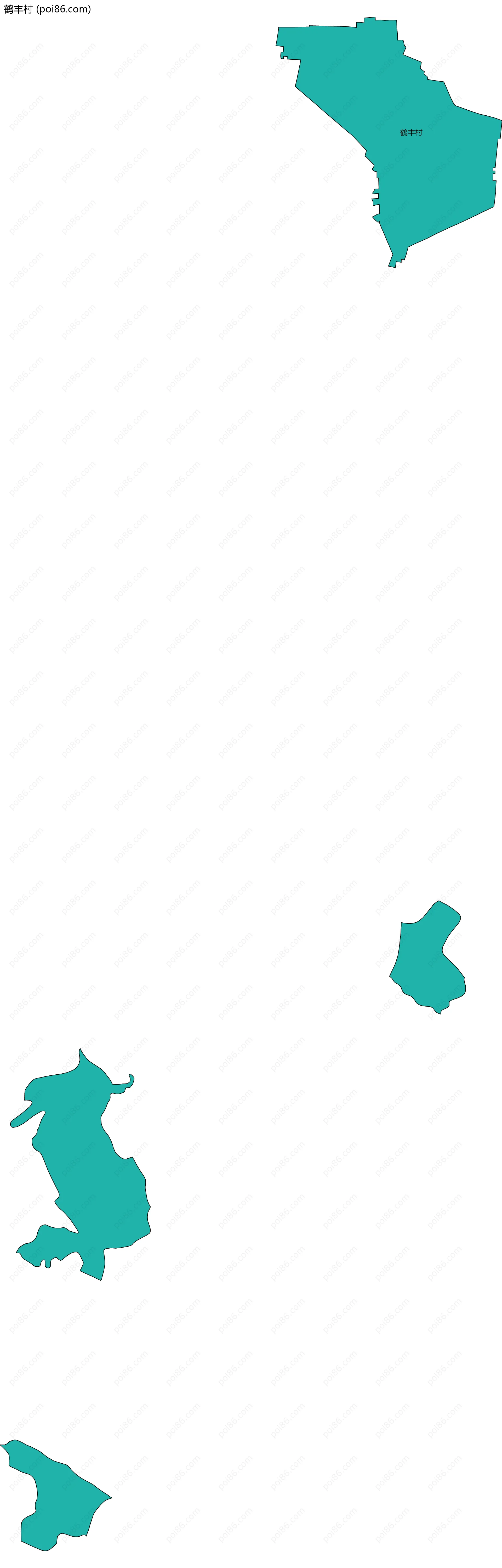 鹤丰村边界地图