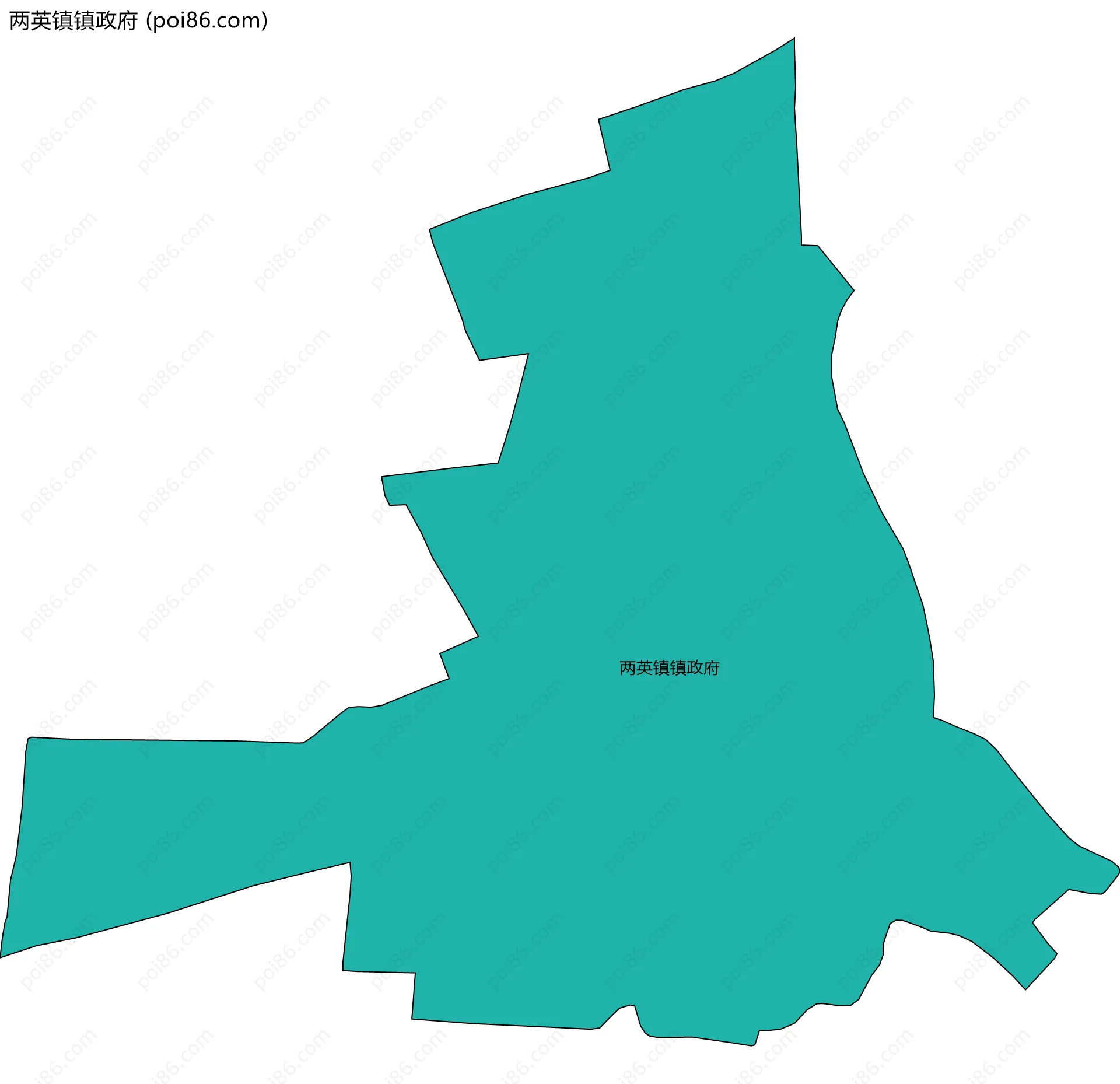 两英镇镇政府边界地图