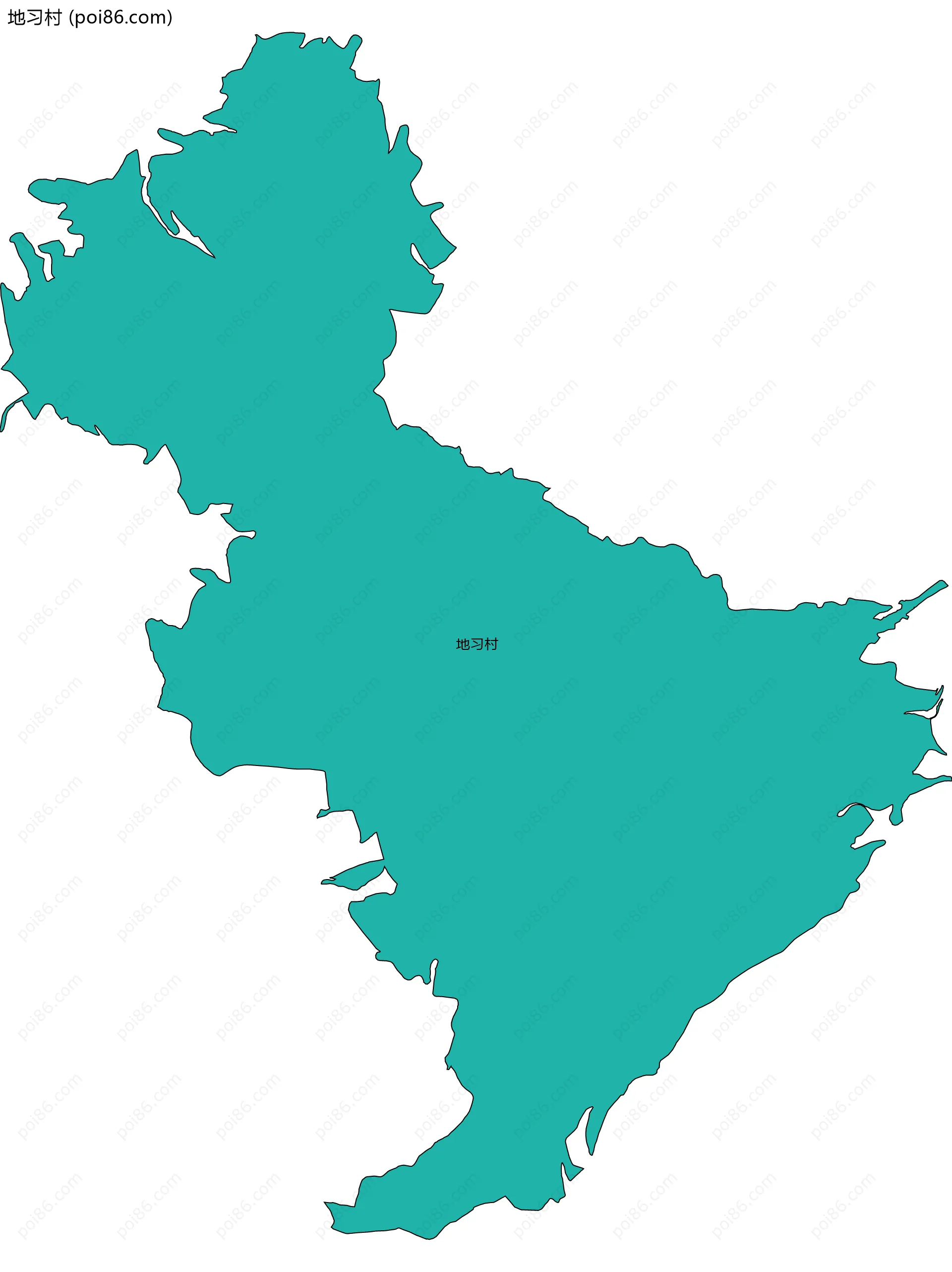 地习村边界地图