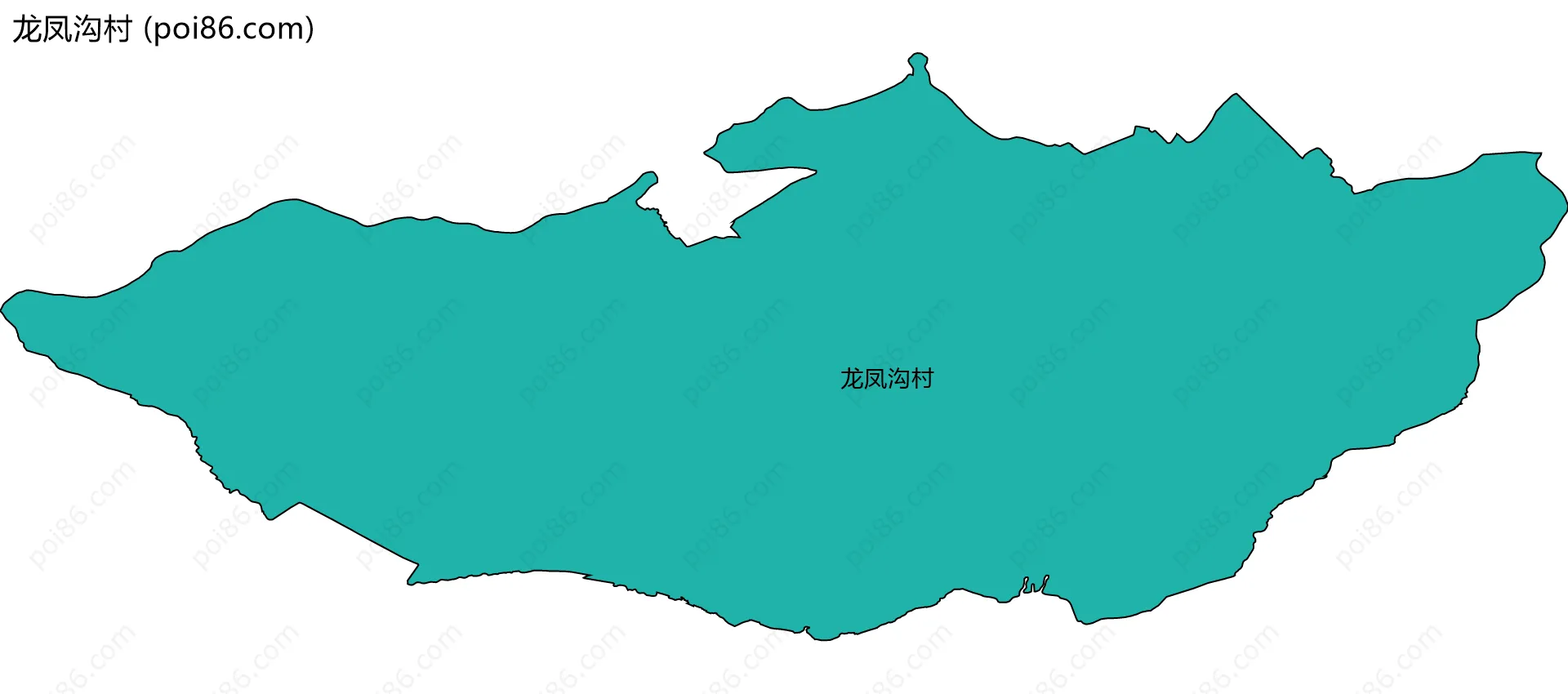 龙凤沟村边界地图