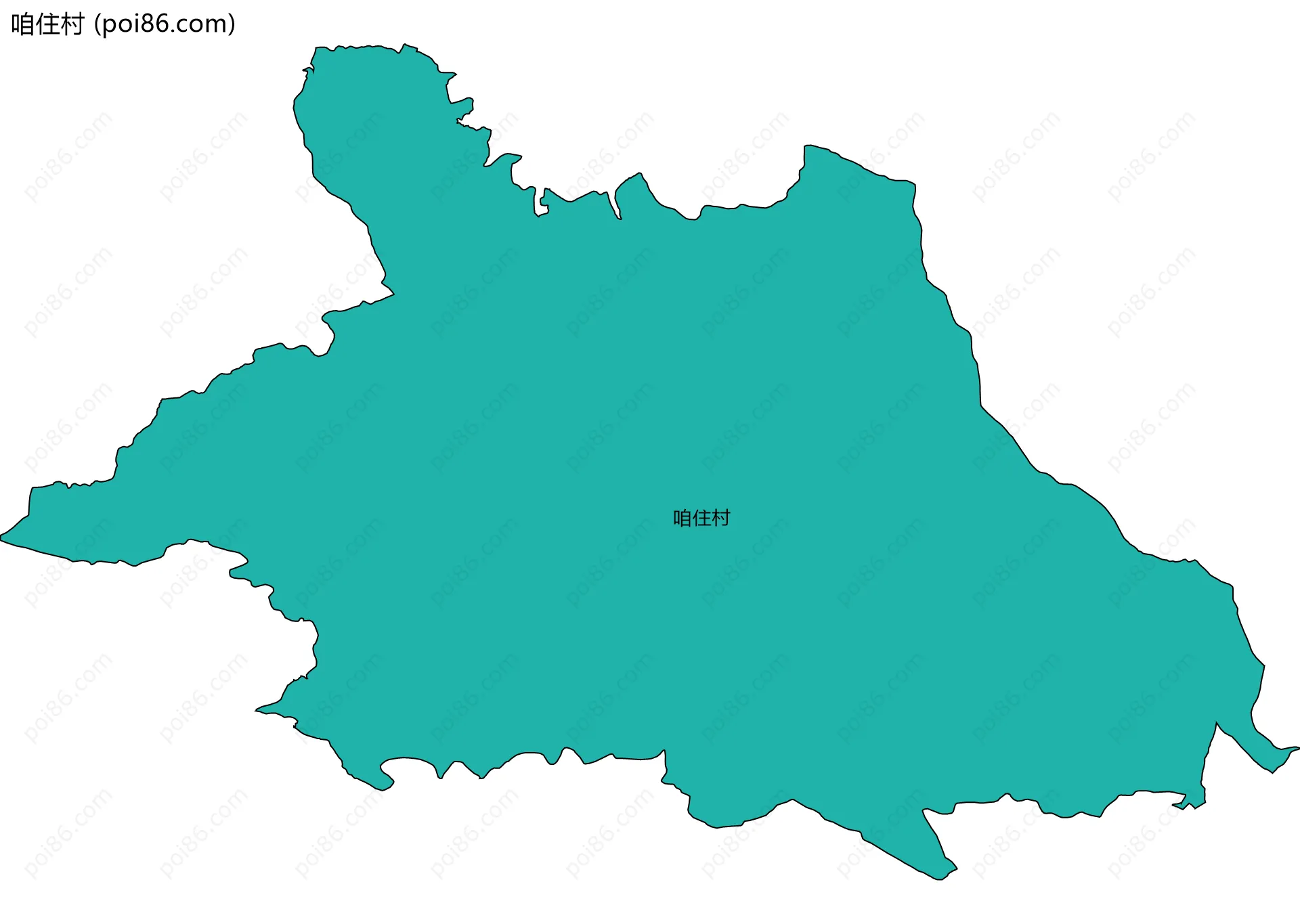 咱住村边界地图