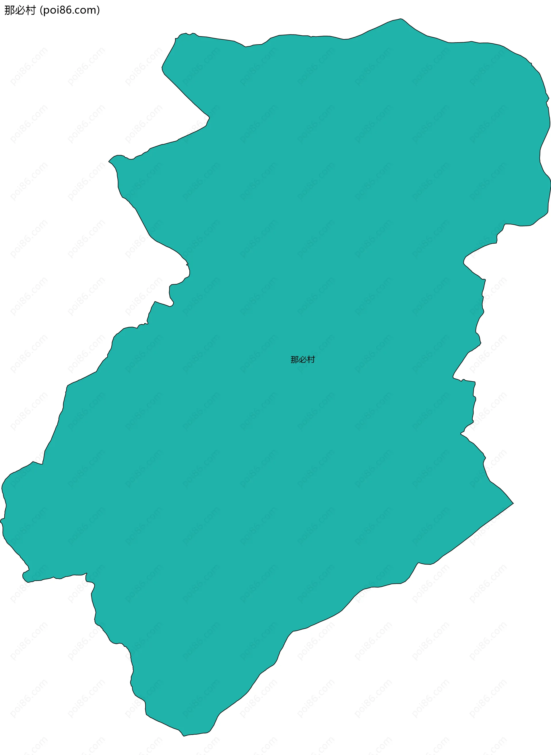 那必村边界地图
