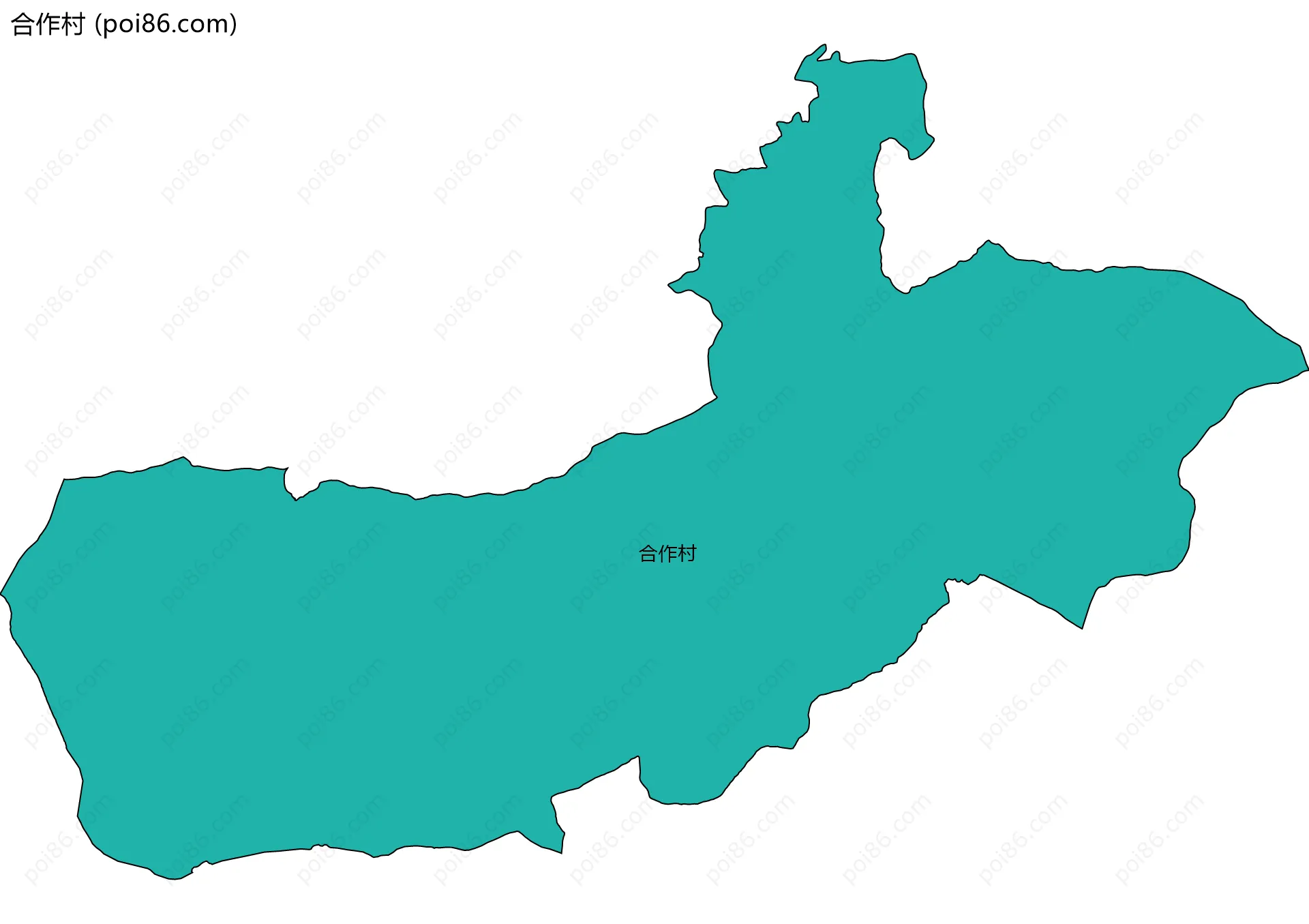 合作村边界地图