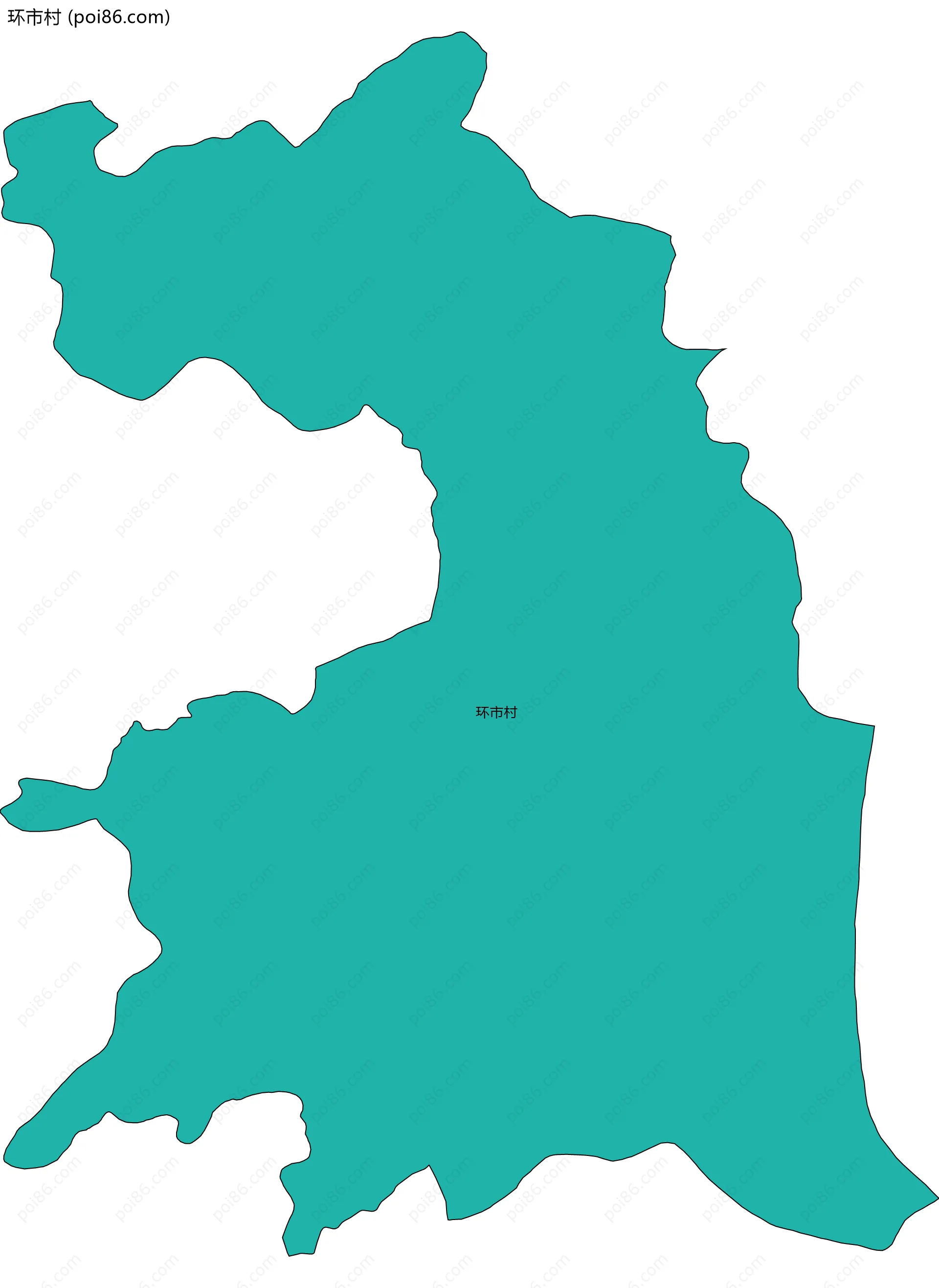 环市村边界地图