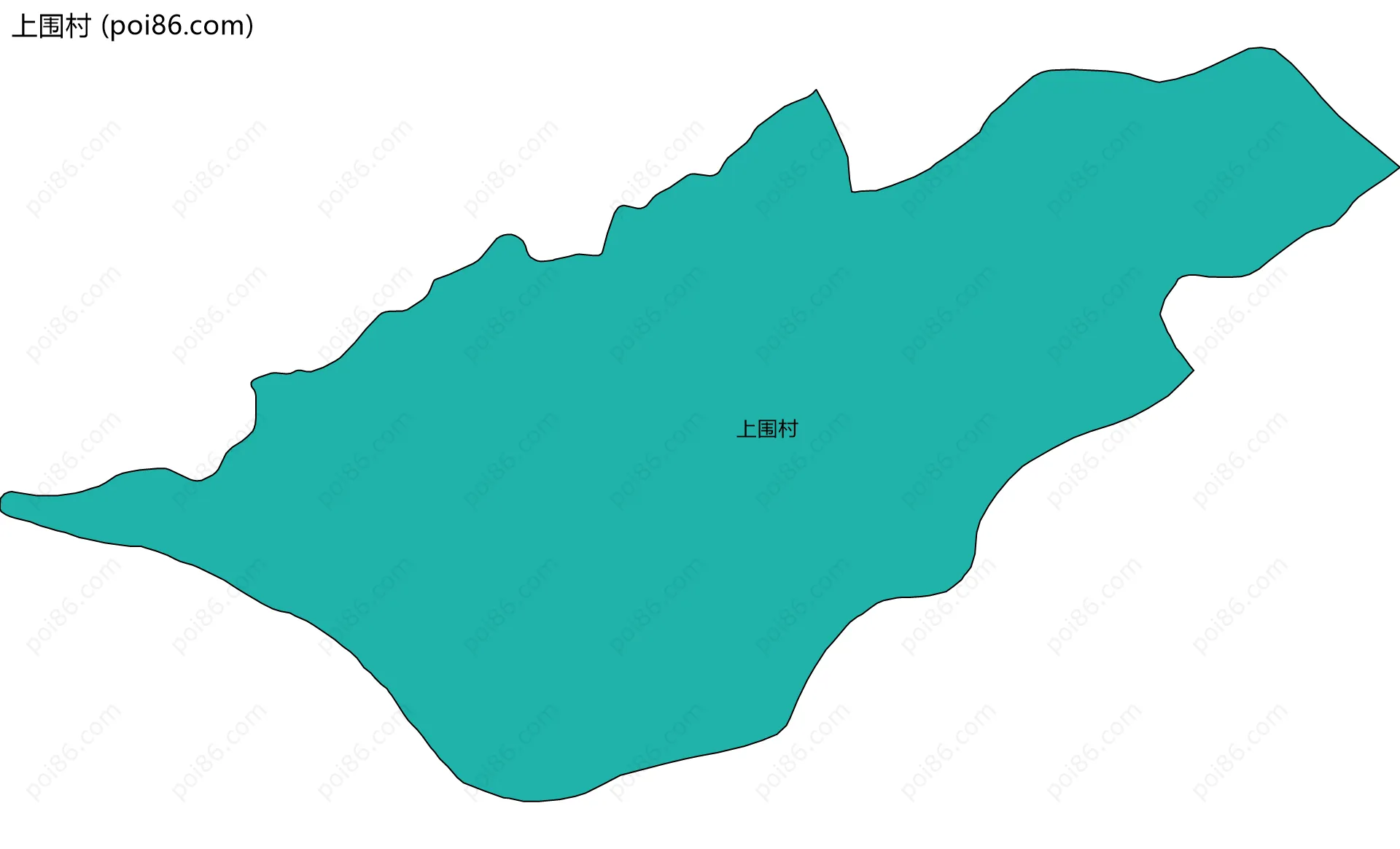 上围村边界地图