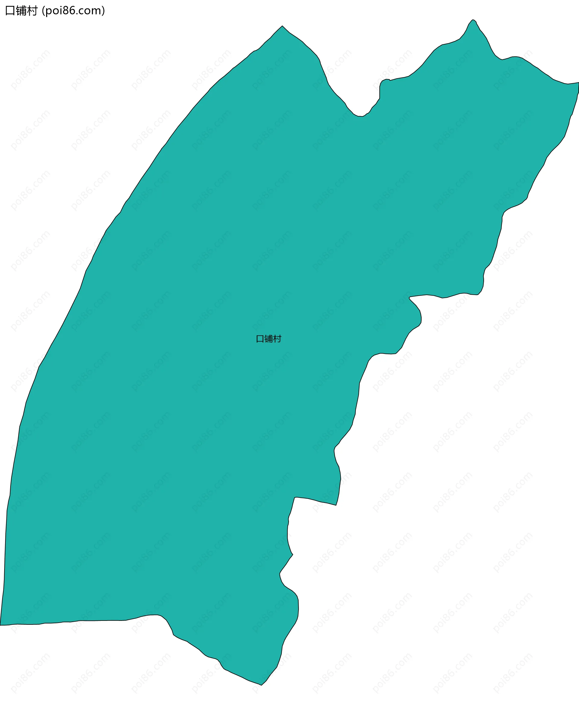 口铺村边界地图