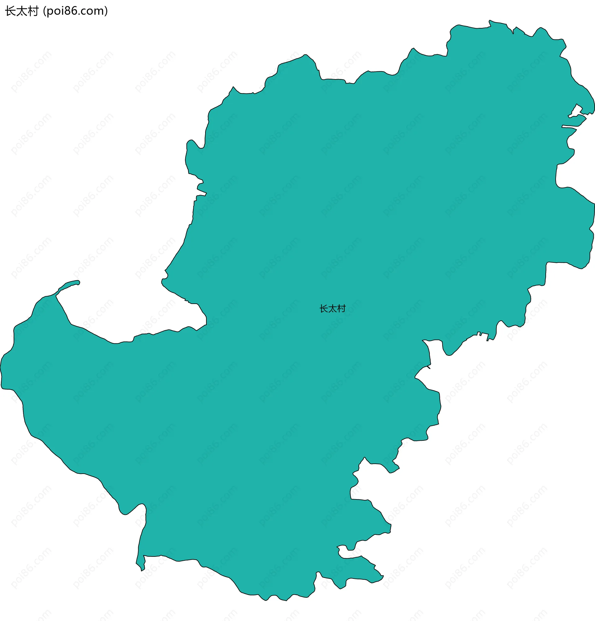长太村边界地图