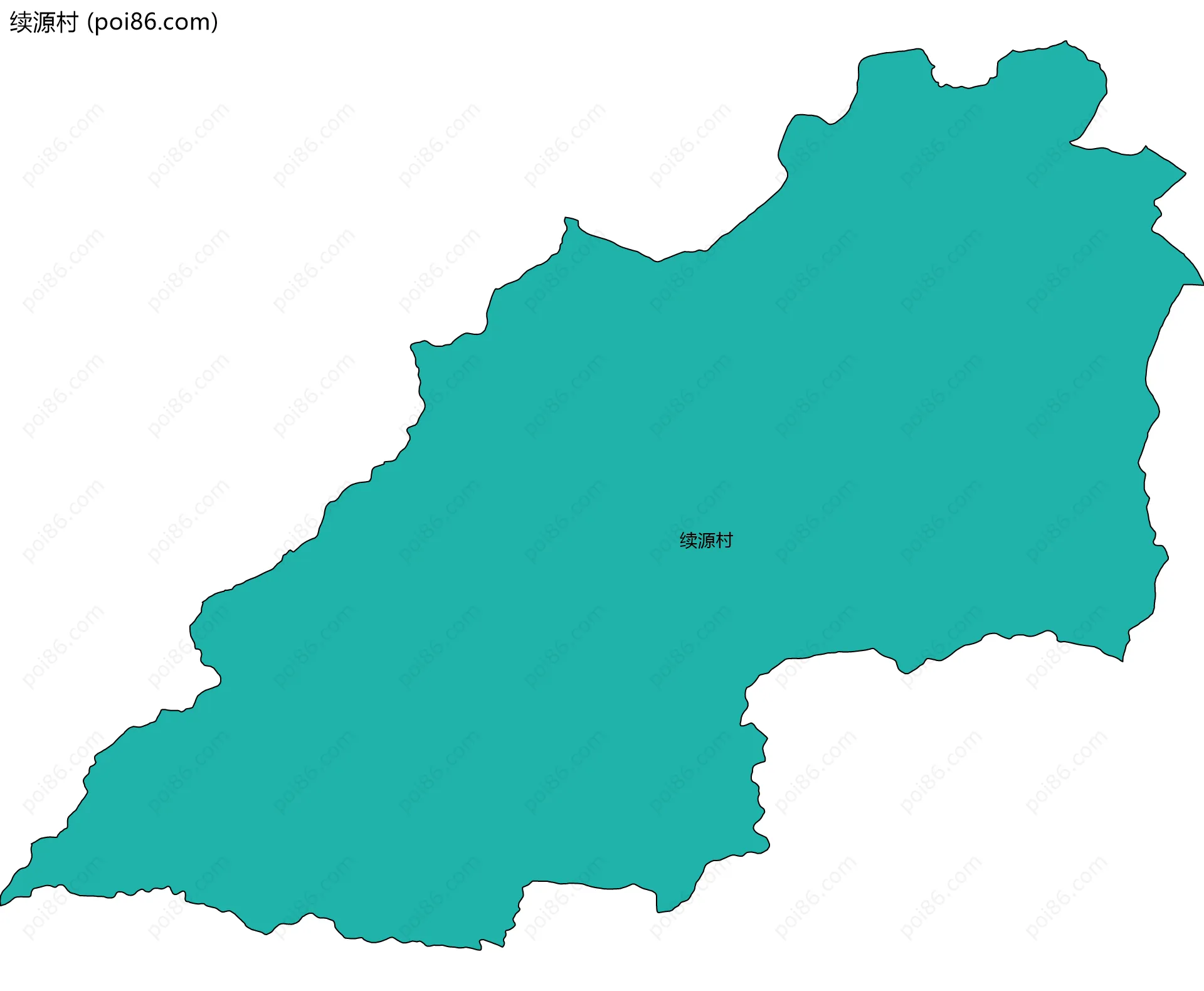 续源村边界地图