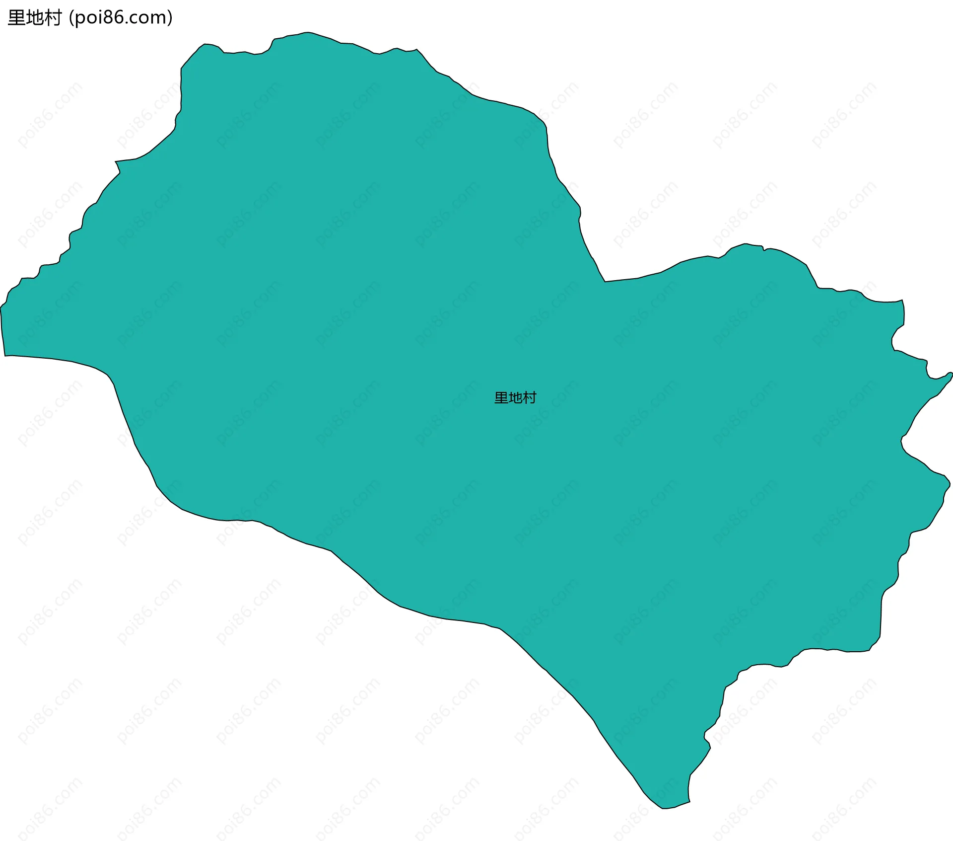 里地村边界地图