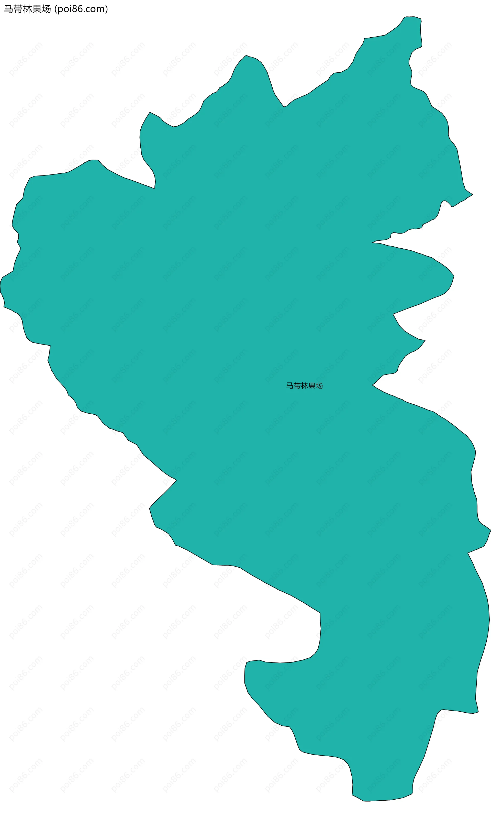 马带林果场边界地图