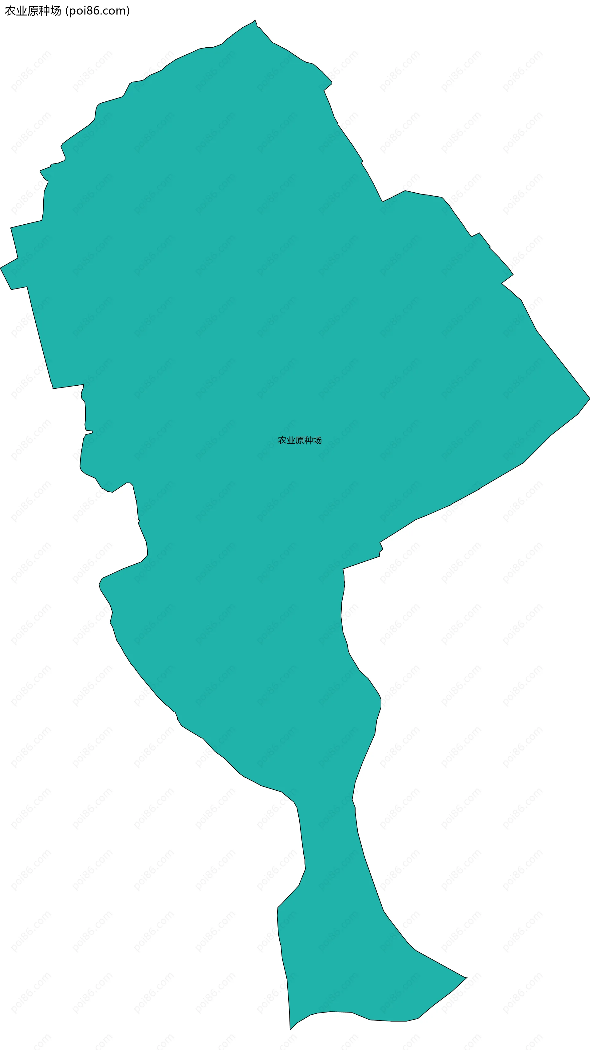 农业原种场边界地图