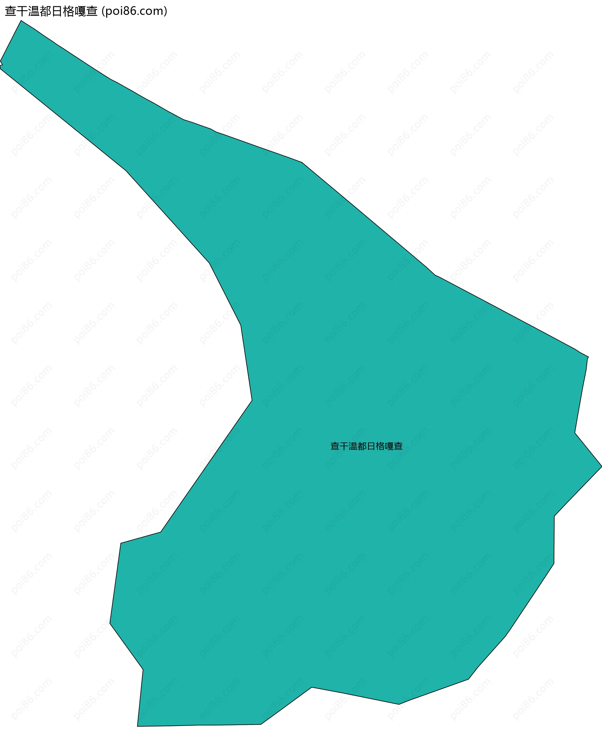 查干温都日格嘎查边界地图