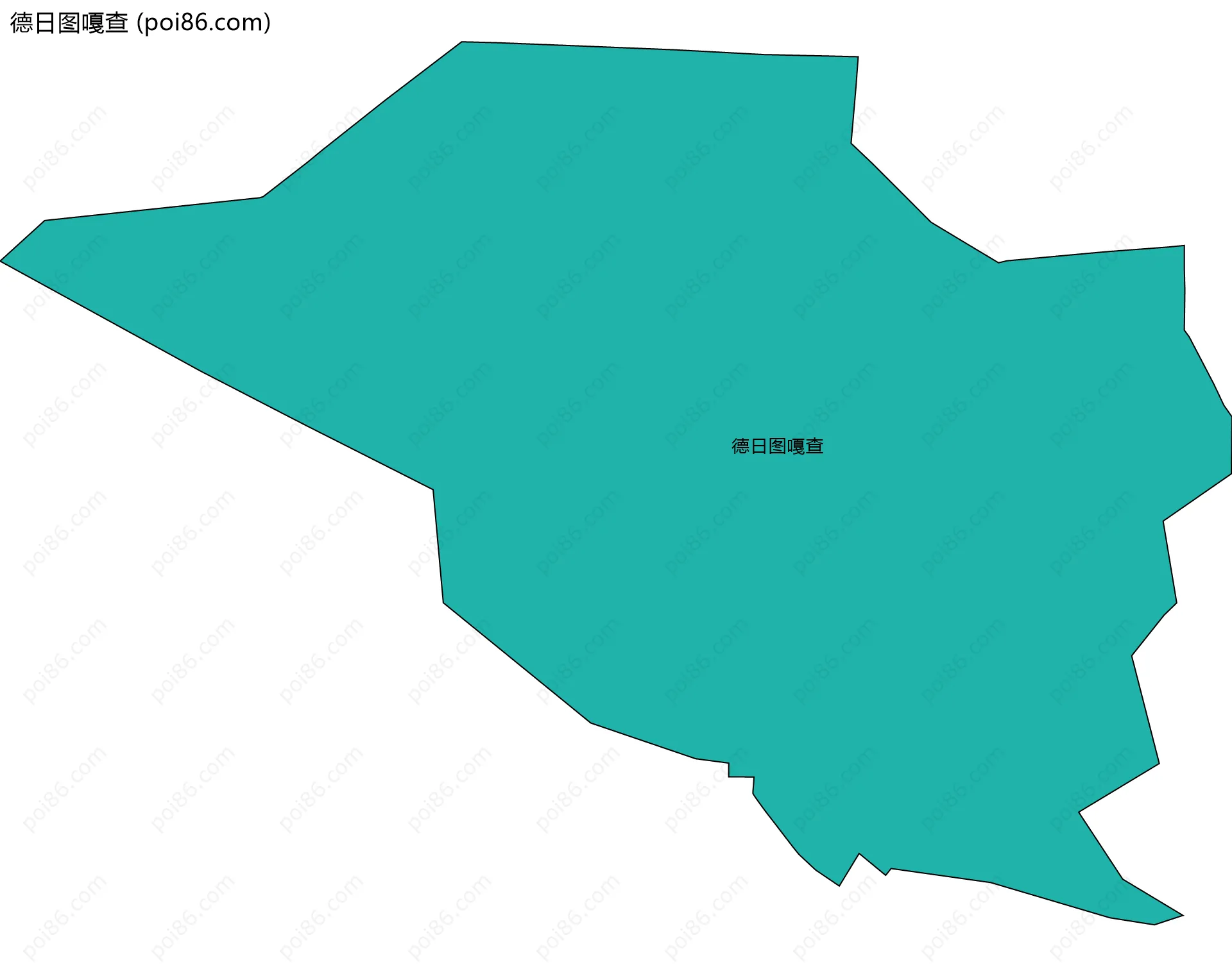 德日图嘎查边界地图
