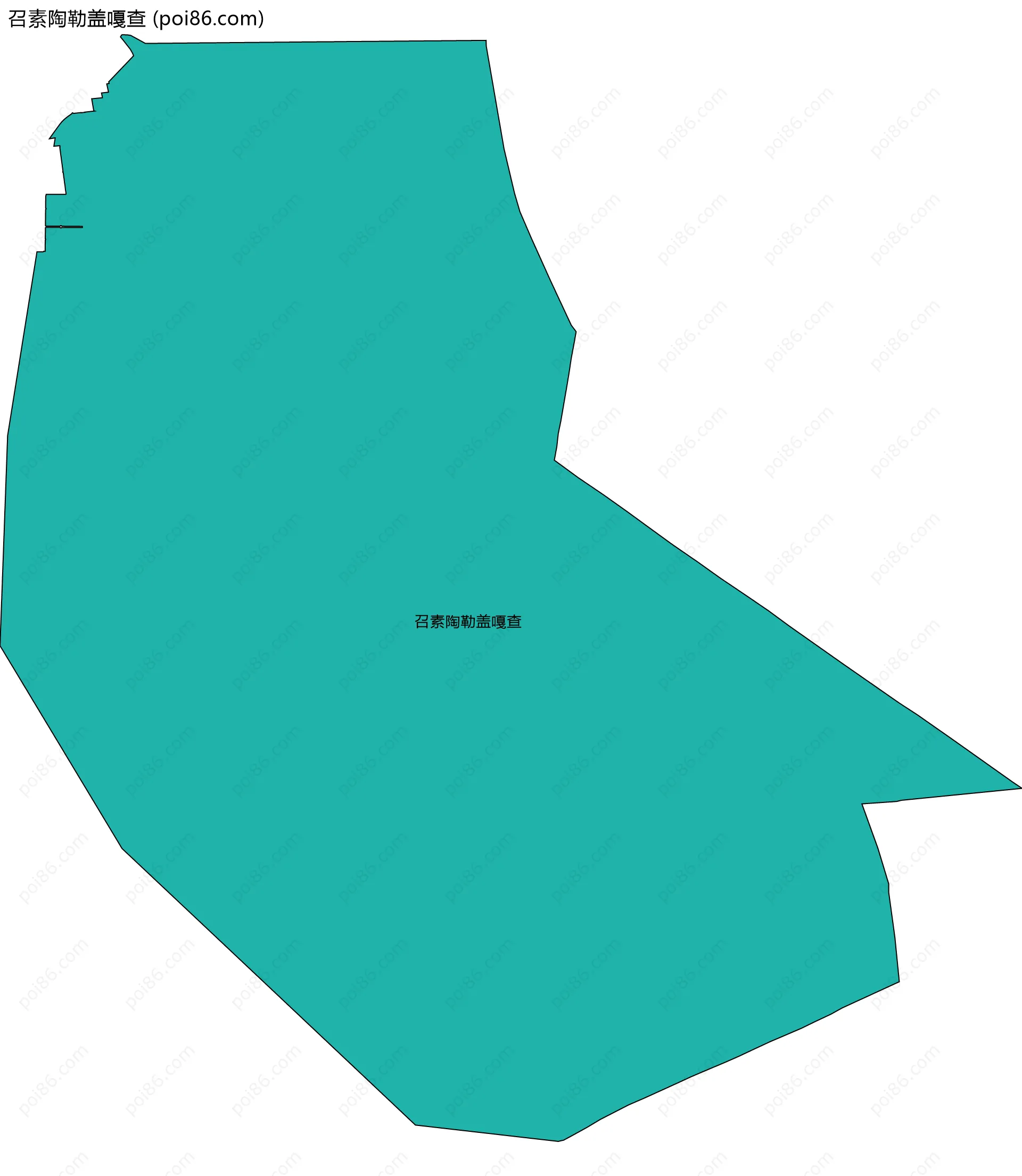 召素陶勒盖嘎查边界地图