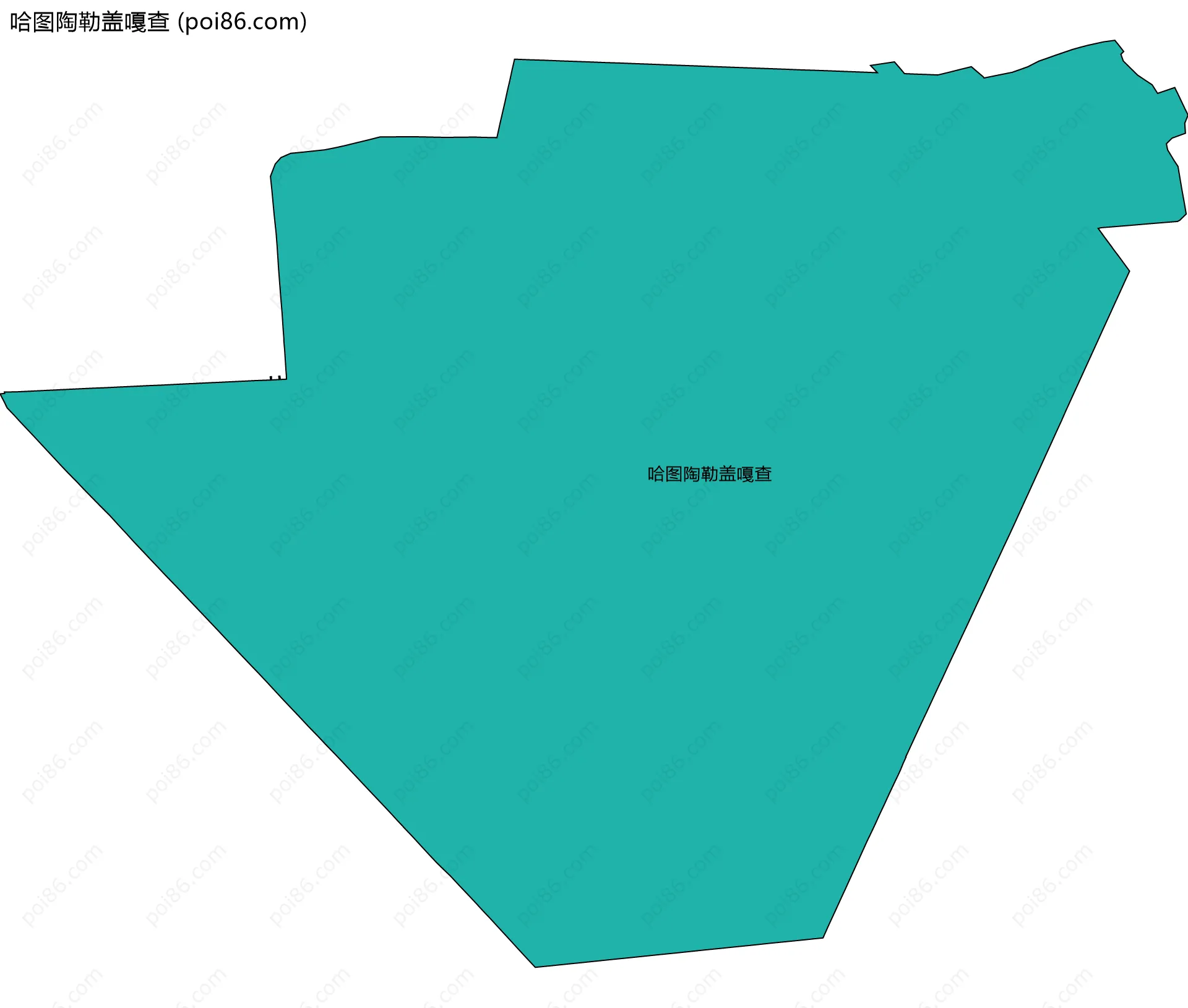 哈图陶勒盖嘎查边界地图